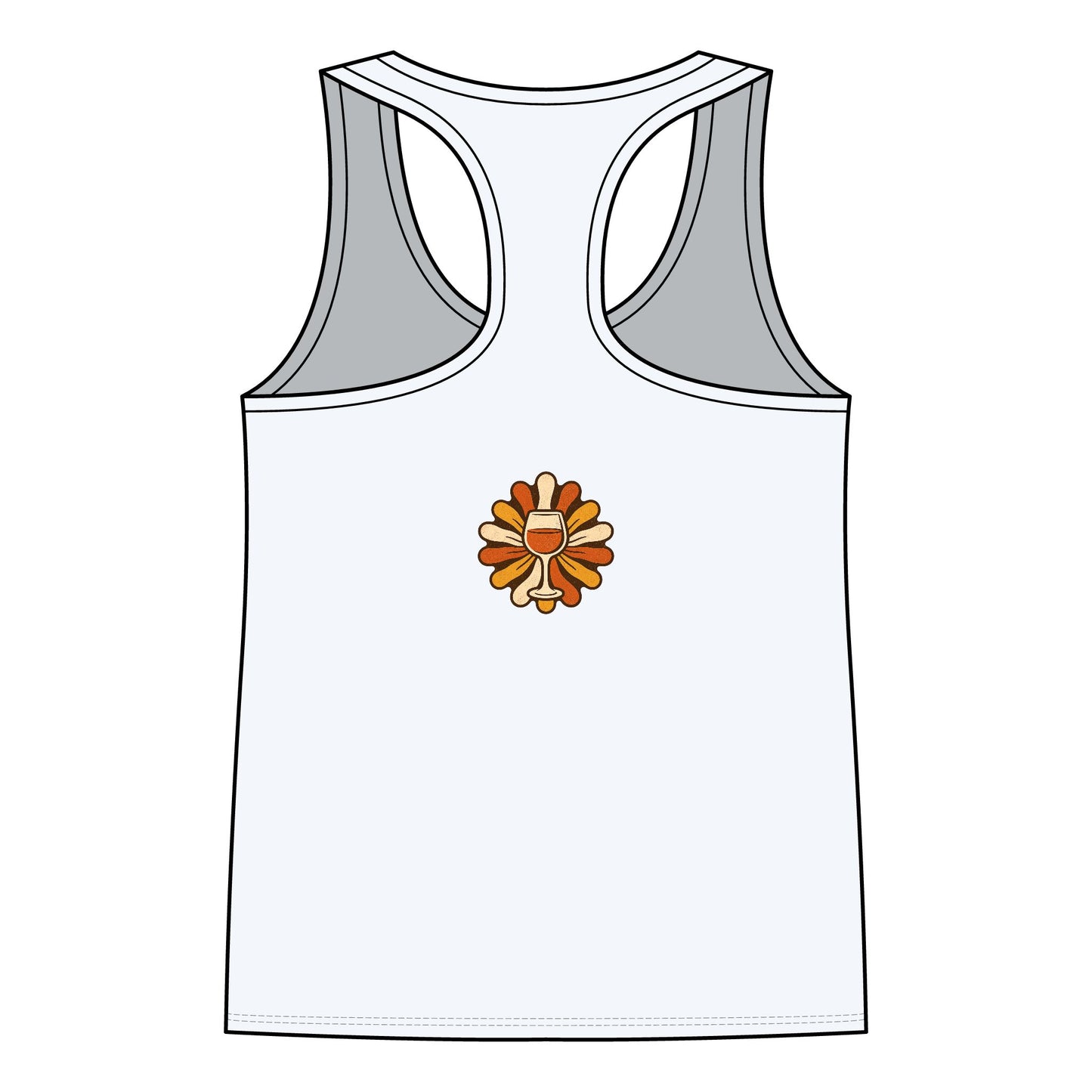 Sip Savor Repeat Racerback Tank — Retro Wine Lover Tank Top