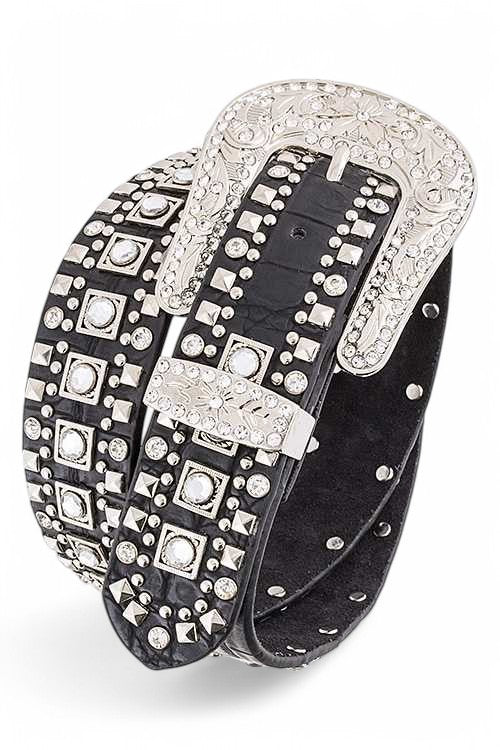Crystal Statement Western Belt | Rhinestone Cowgirl Belt | Texas Western Jewelry Gift
