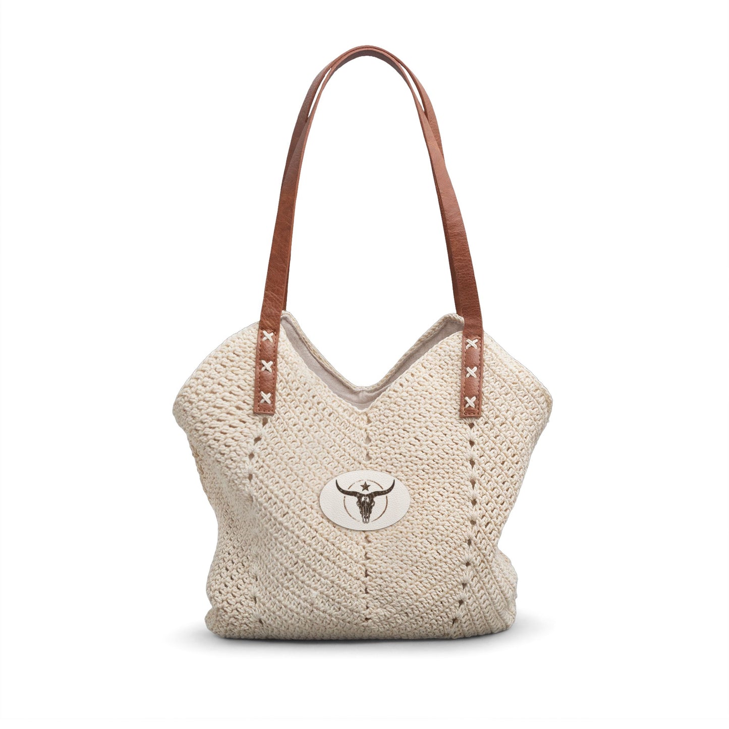 Hill Country Straw Shoulder Bag — Boho Woven Beach Tote