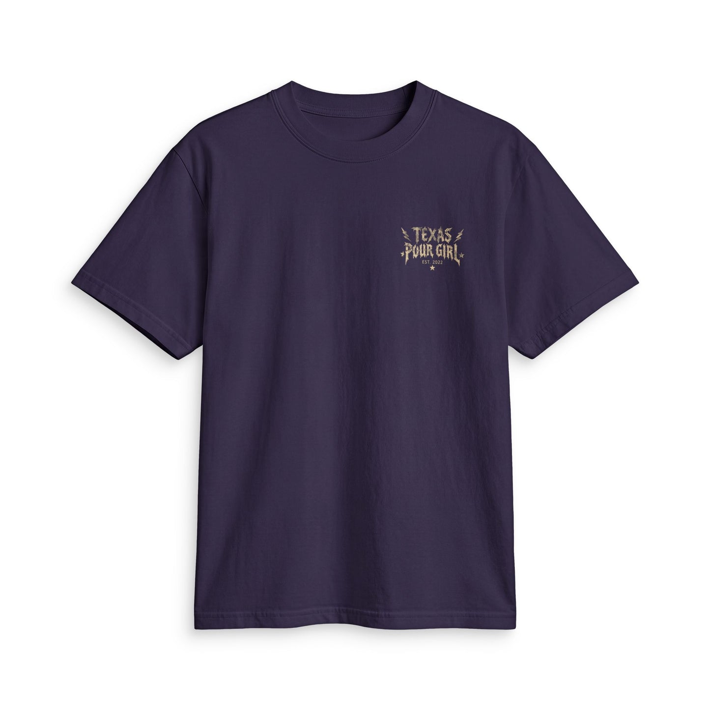 Western Skull Tee — “Texas Pour Girl” Vintage Cowgirl T-Shirt
