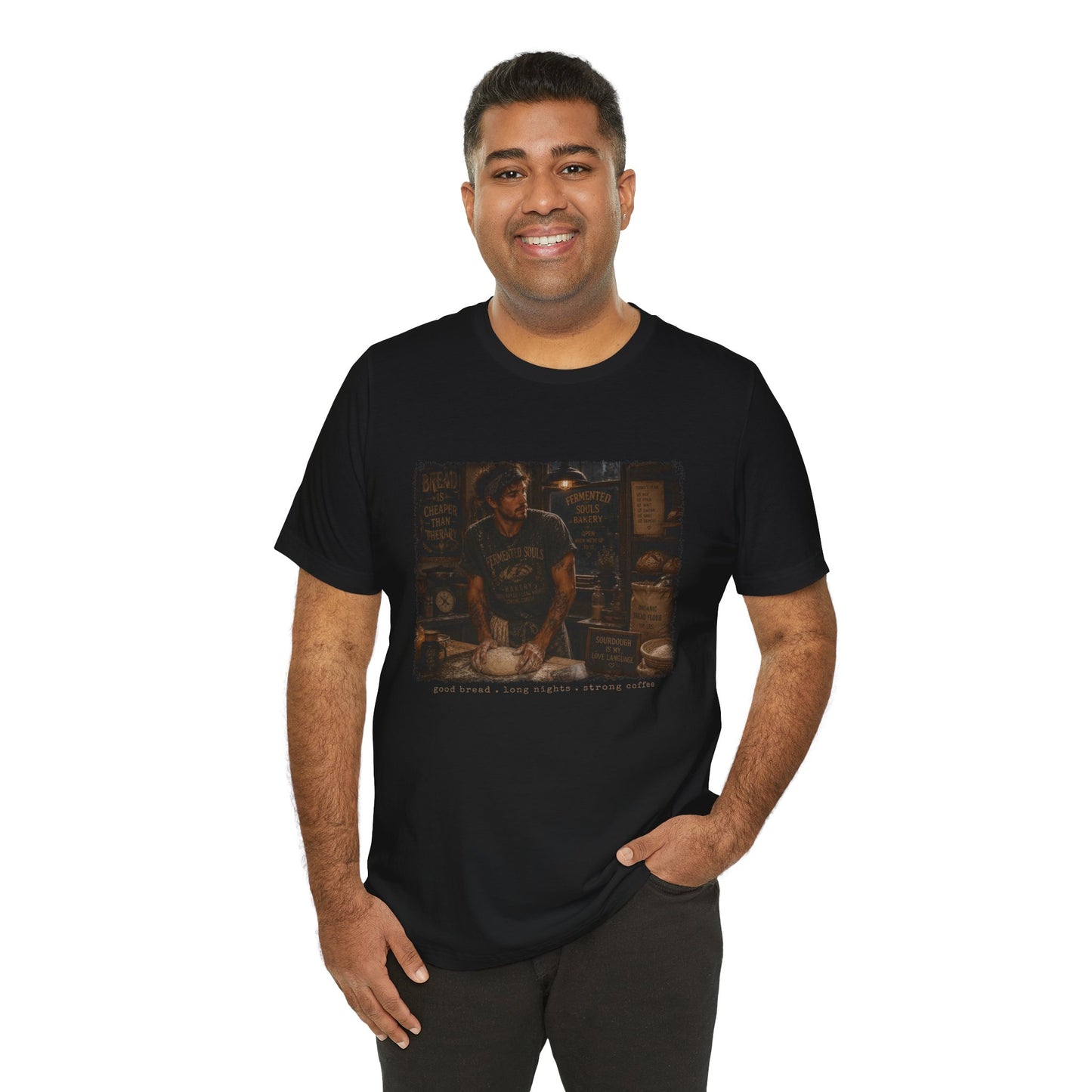 Good Bread, Long Nights, Strong Coffee — The Baker's Creed Tee