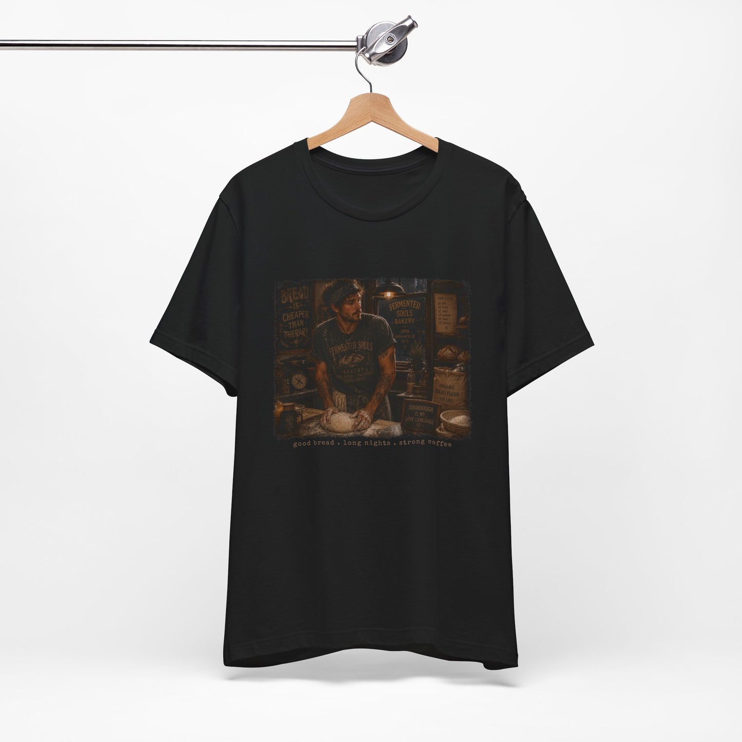Good Bread, Long Nights, Strong Coffee — The Baker's Creed Tee