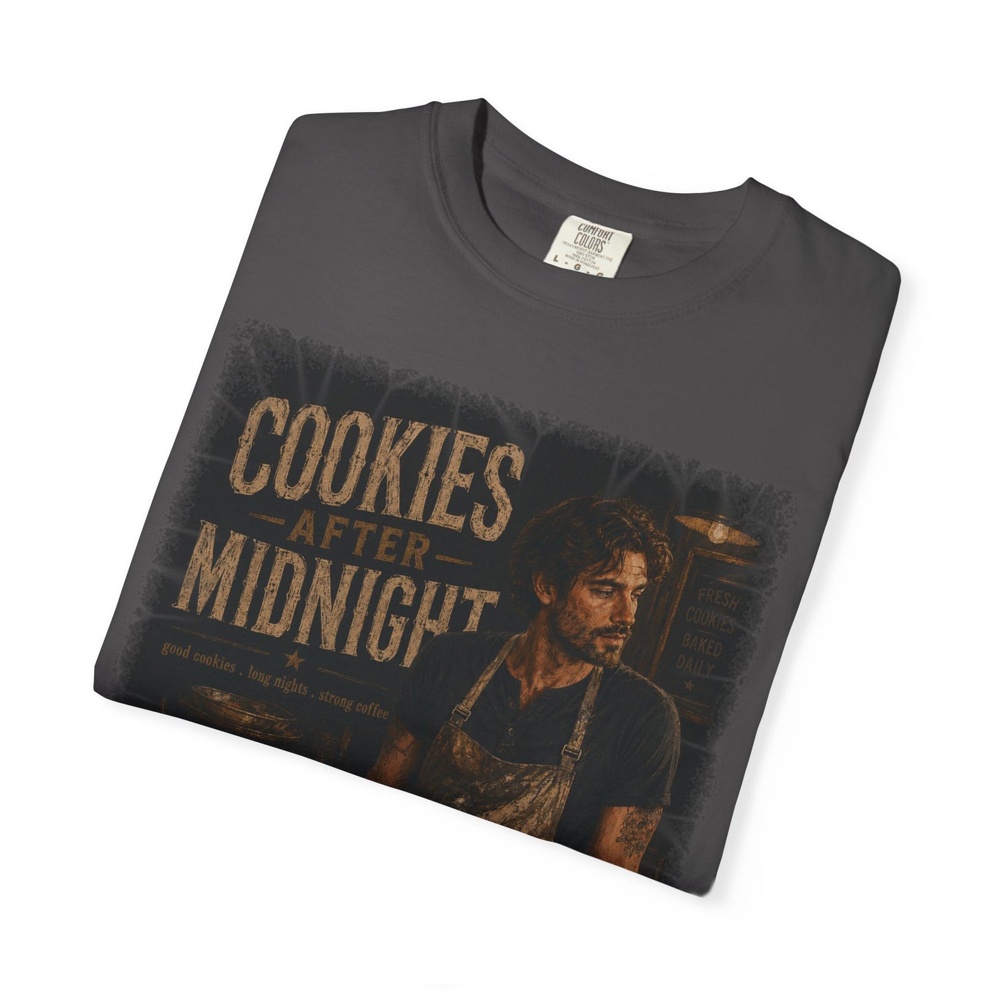 Cookies After Midnight T-Shirt — Vintage Baker Graphic Tee