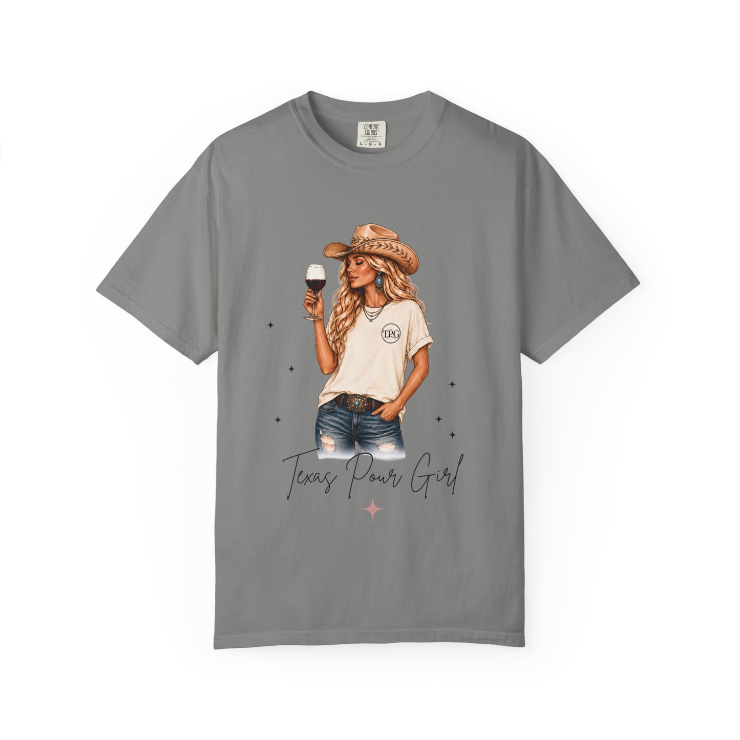 The Blonde | Texas Pour Girl Everyday Girls Tee | Western Wine Shirt Women