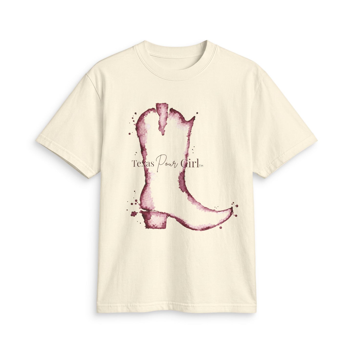 Wine Stain Boot Western T-Shirt — Rustic Cowgirl Graphic Tee