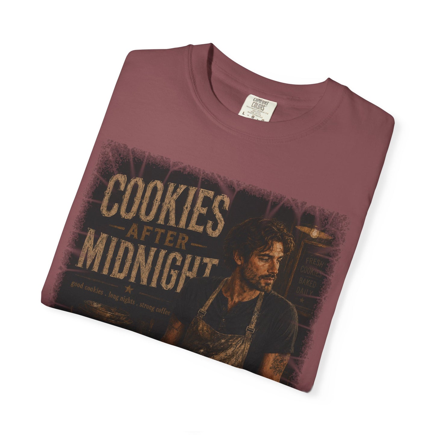 Cookies After Midnight T-Shirt — Vintage Baker Graphic Tee