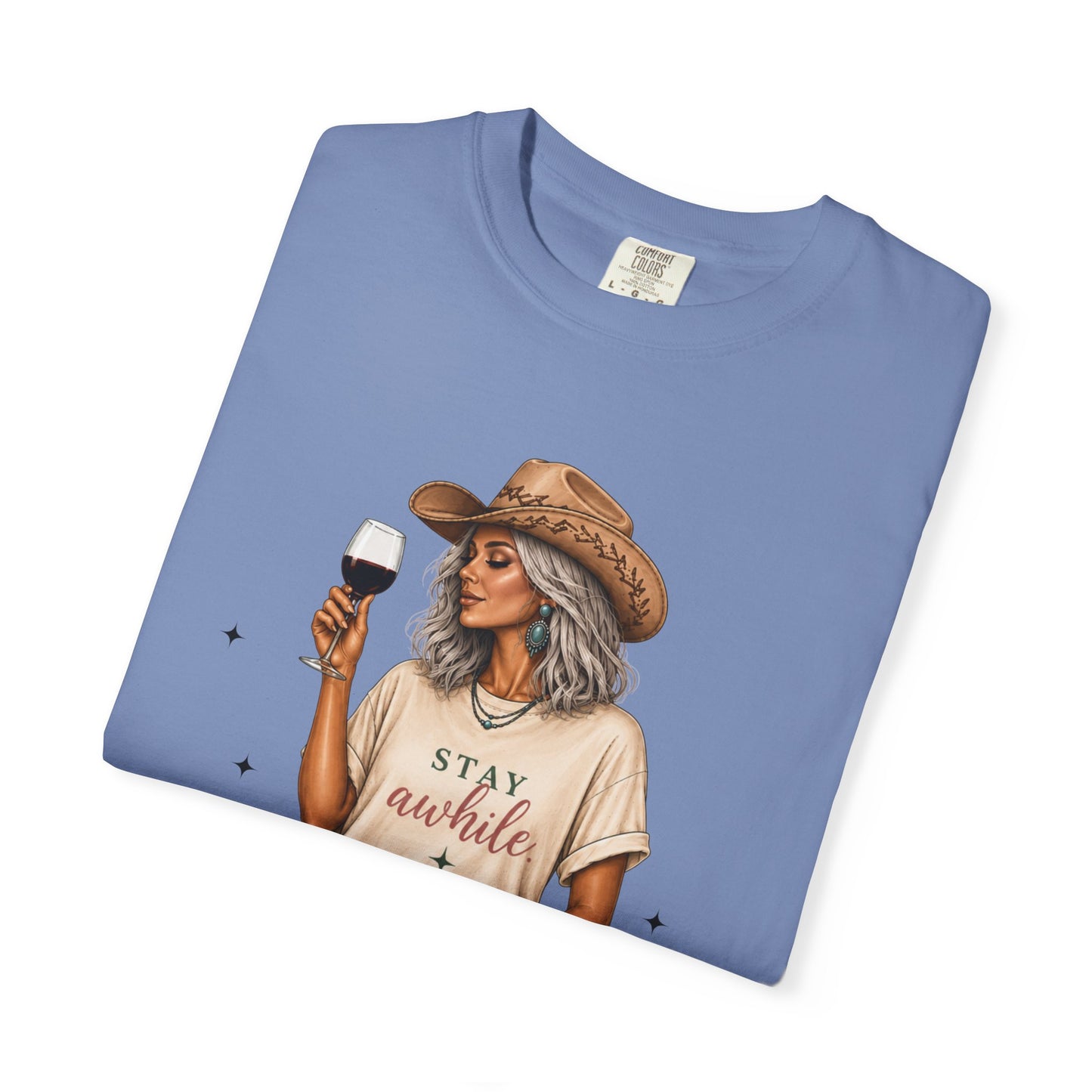 The Silver | Texas Pour Girl Everyday Girls Tee | Western Wine Shirt Women