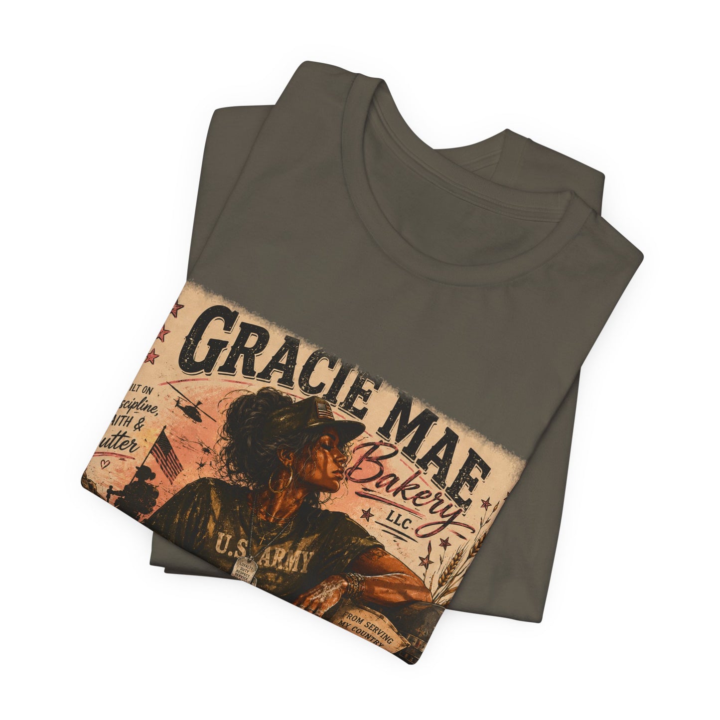 Gracie Mae Bakery Retro Graphic Tee | Stressed Tired Professional Girl