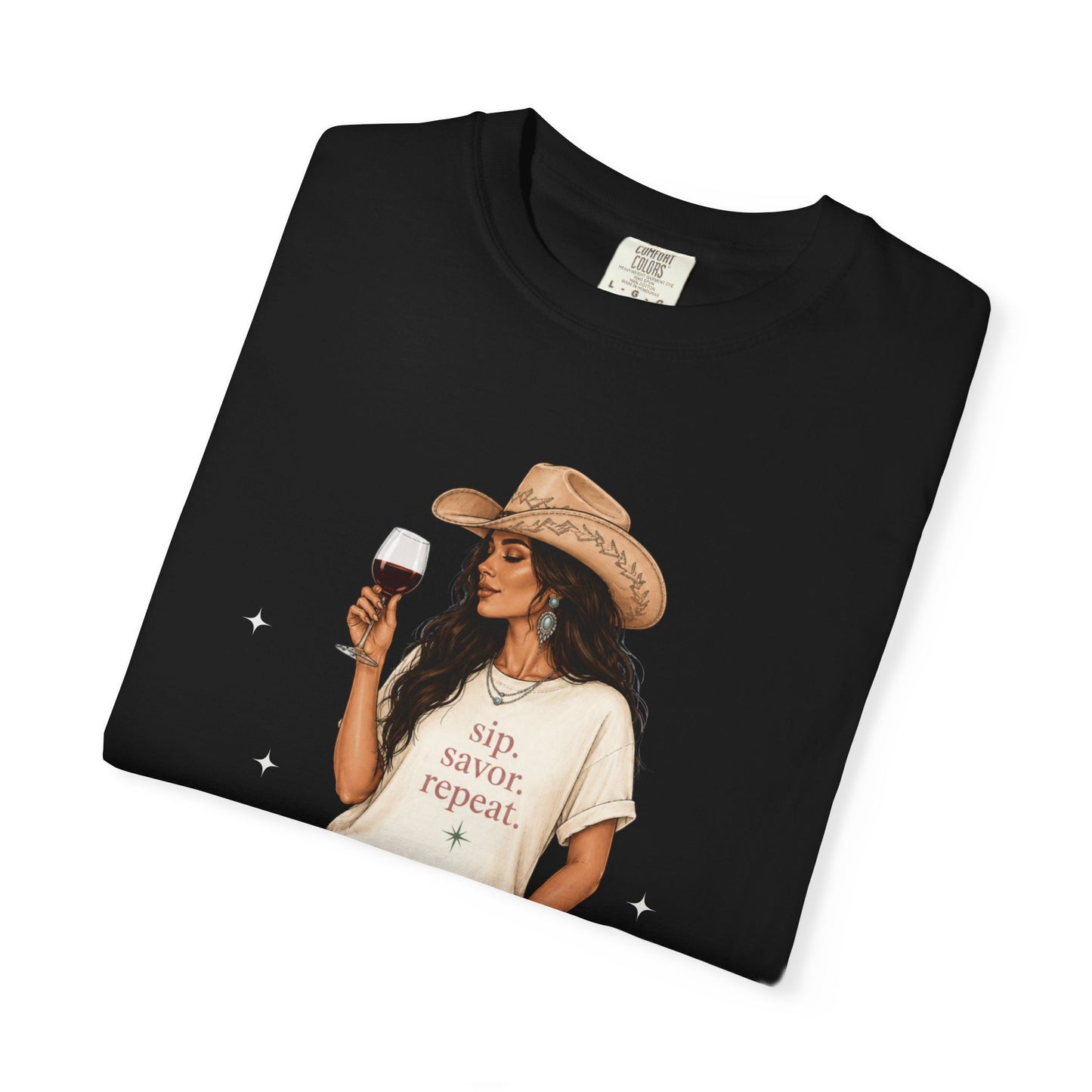 The Midnight Belle | Texas Pour Girl Everyday Girls Tee | Western Wine Shirt Women