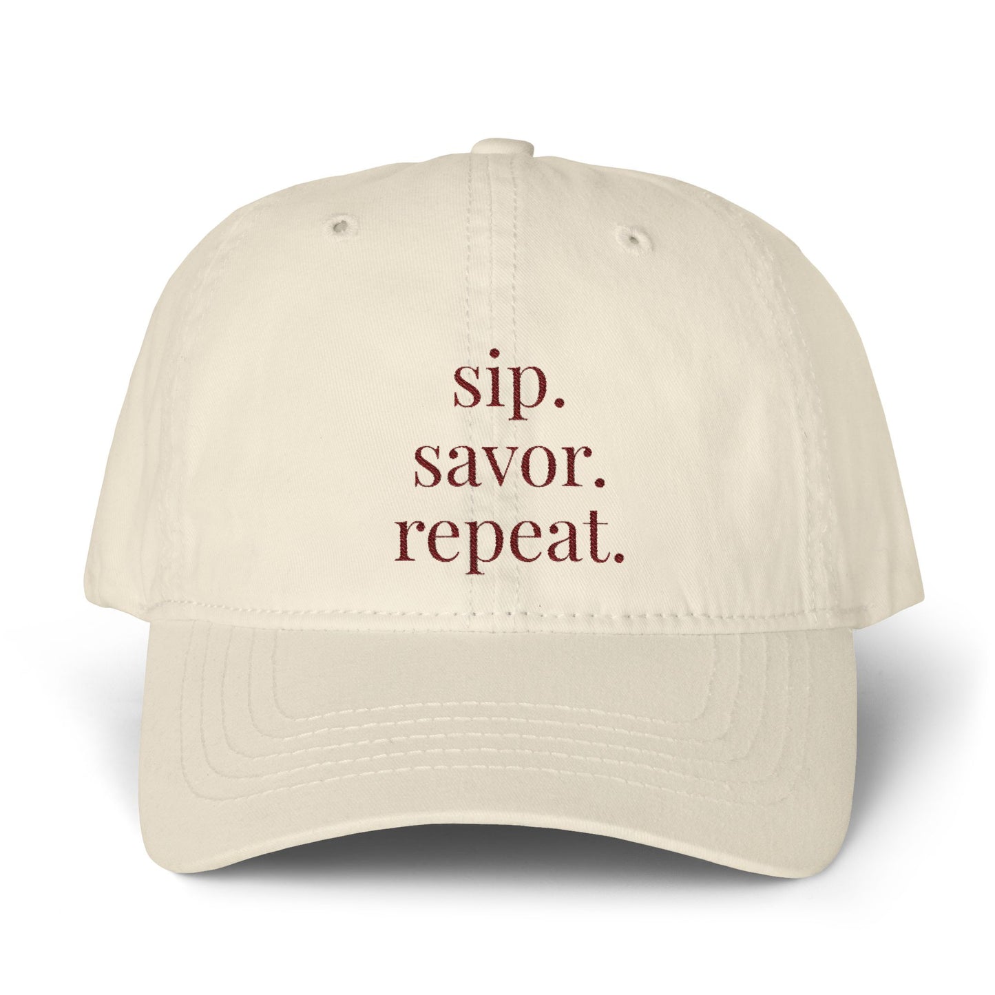 Women's Pigment-Dyed Cap with Fashion Undervisor (Embroidery)