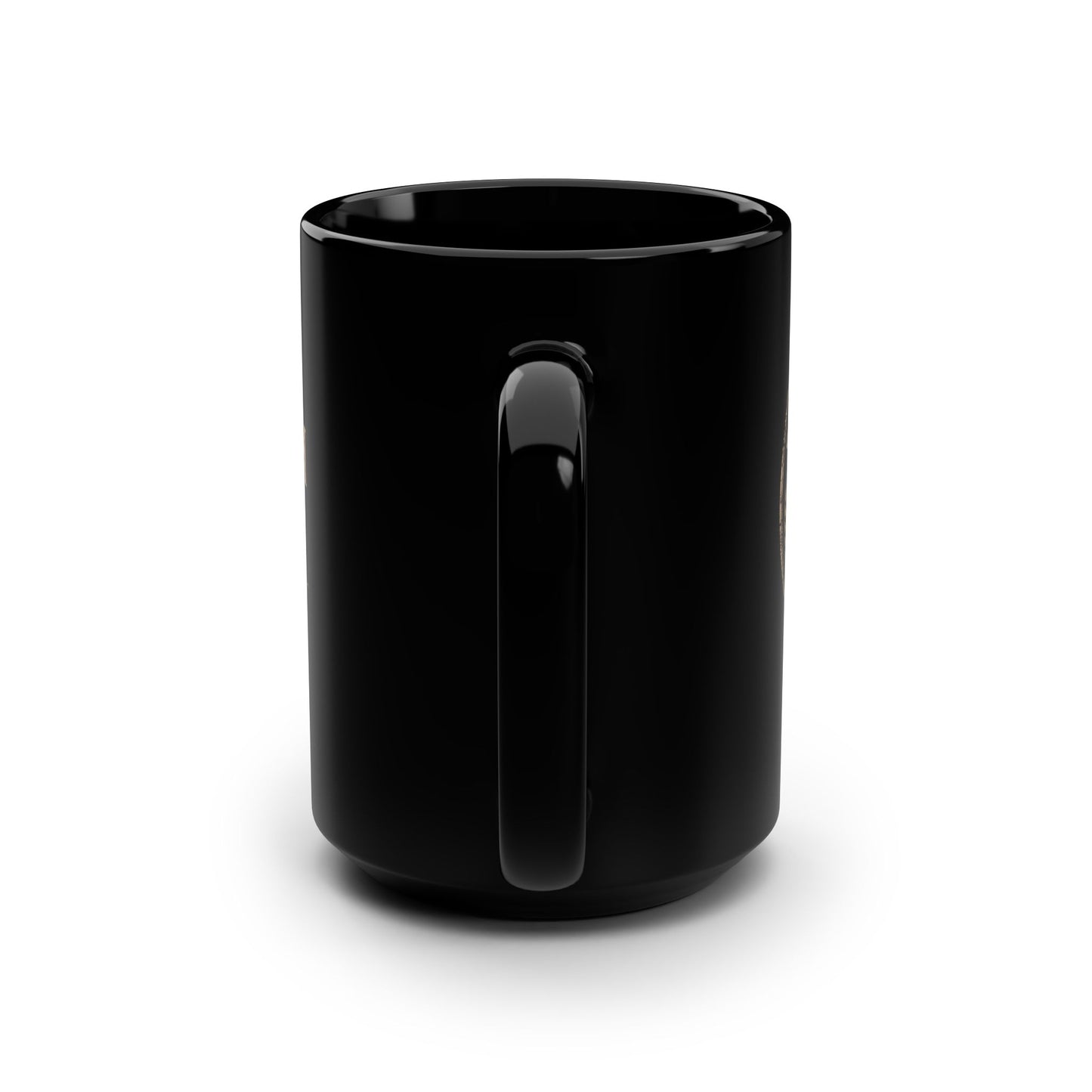 No Rush Orders Black 15oz Coffee Mug — Vintage Union Worker Design
