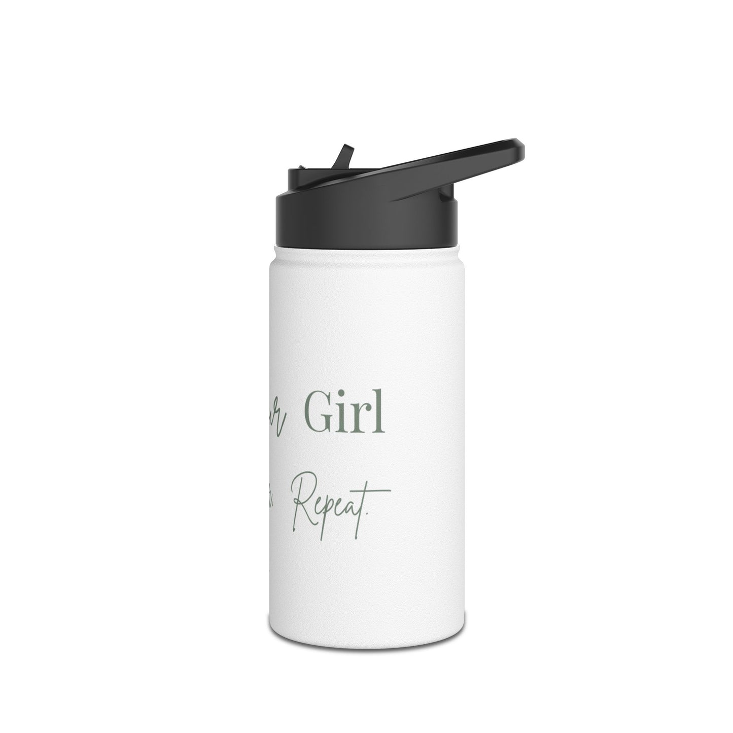 White Stainless Water Bottle — Texas Pour Girl