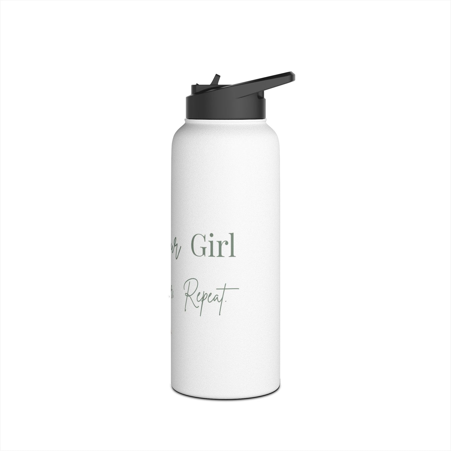 White Stainless Water Bottle — Texas Pour Girl