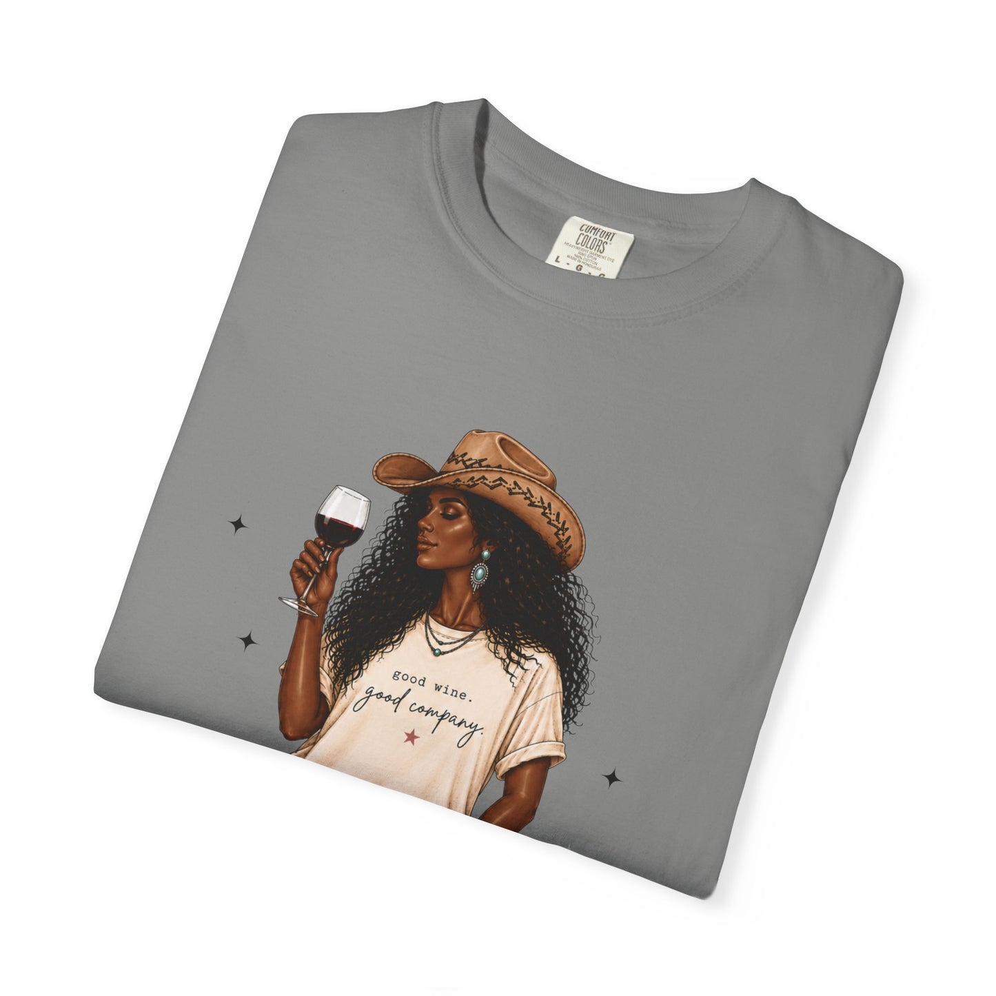 The Midnight Belle | Texas Pour Girl Everyday Girls Tee | Western Wine Shirt Women