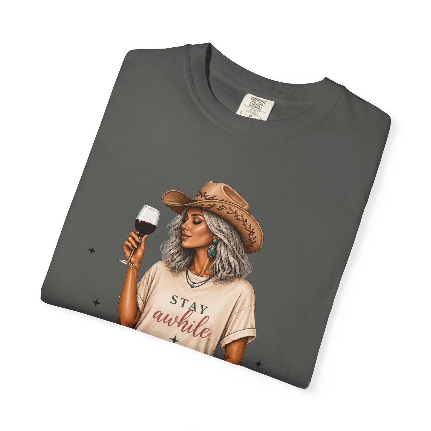 The Silver | Texas Pour Girl Everyday Girls Tee | Western Wine Shirt Women