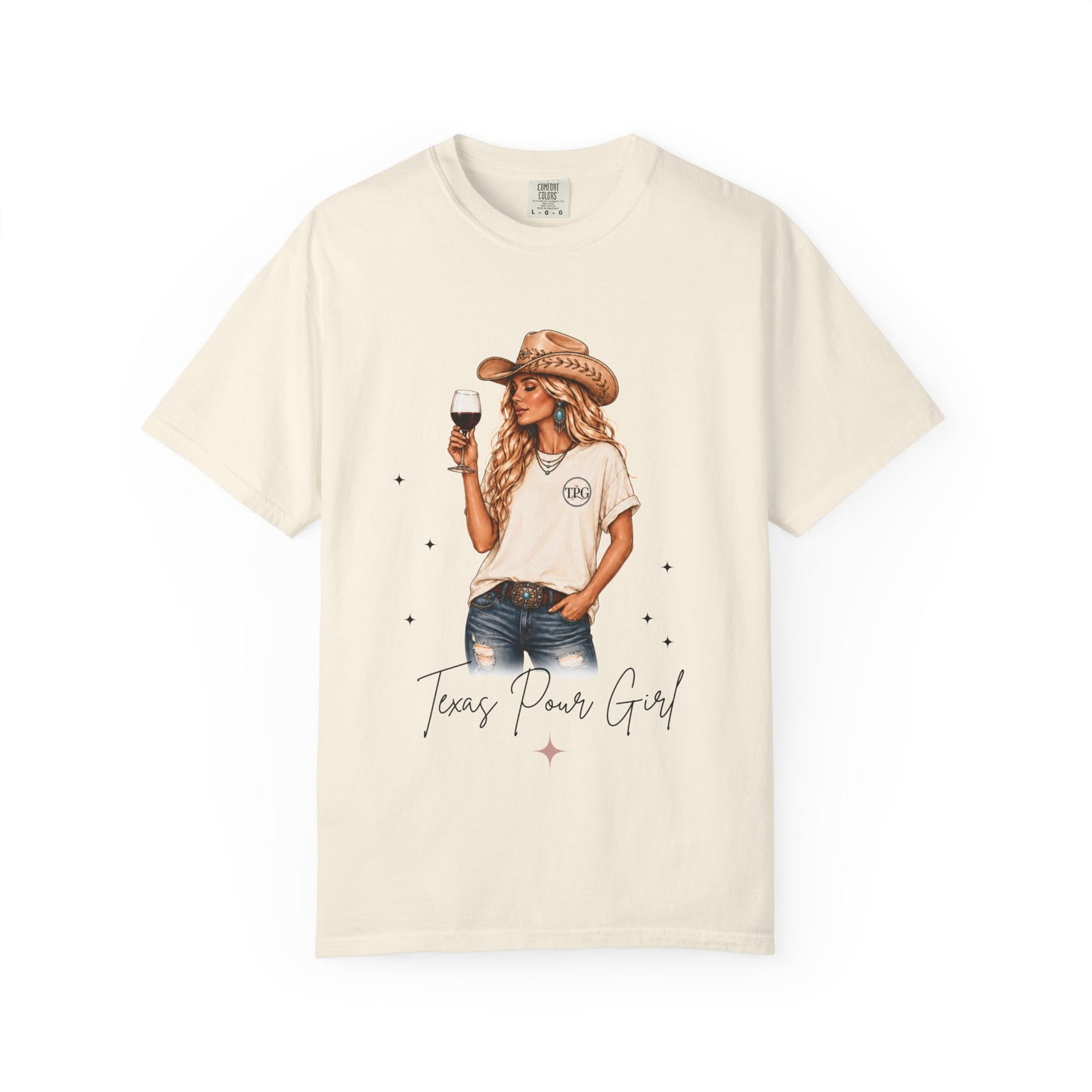 The Blonde | Texas Pour Girl Everyday Girls Tee | Western Wine Shirt Women
