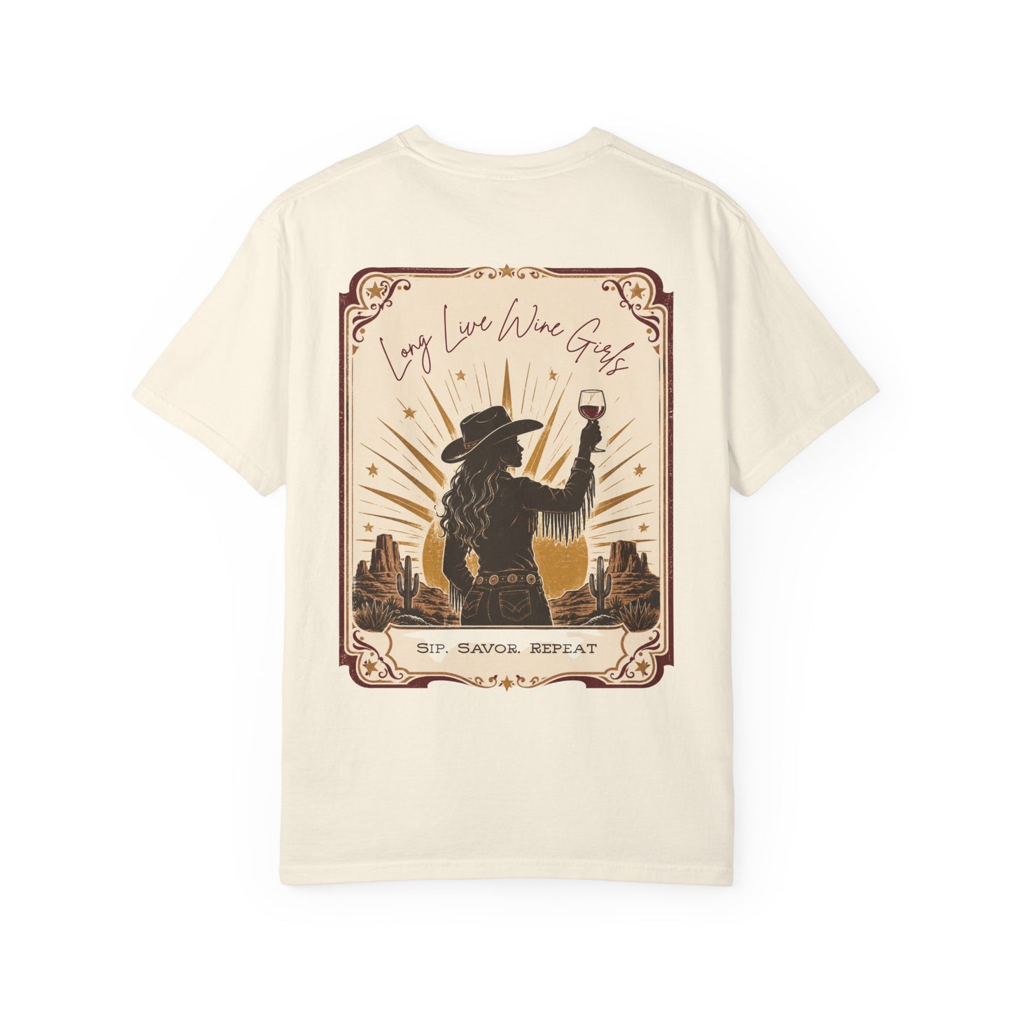 Long Live Wine Girls Shirt | Western Bachelorette Tee | Texas Cowgirl Wine Shirt