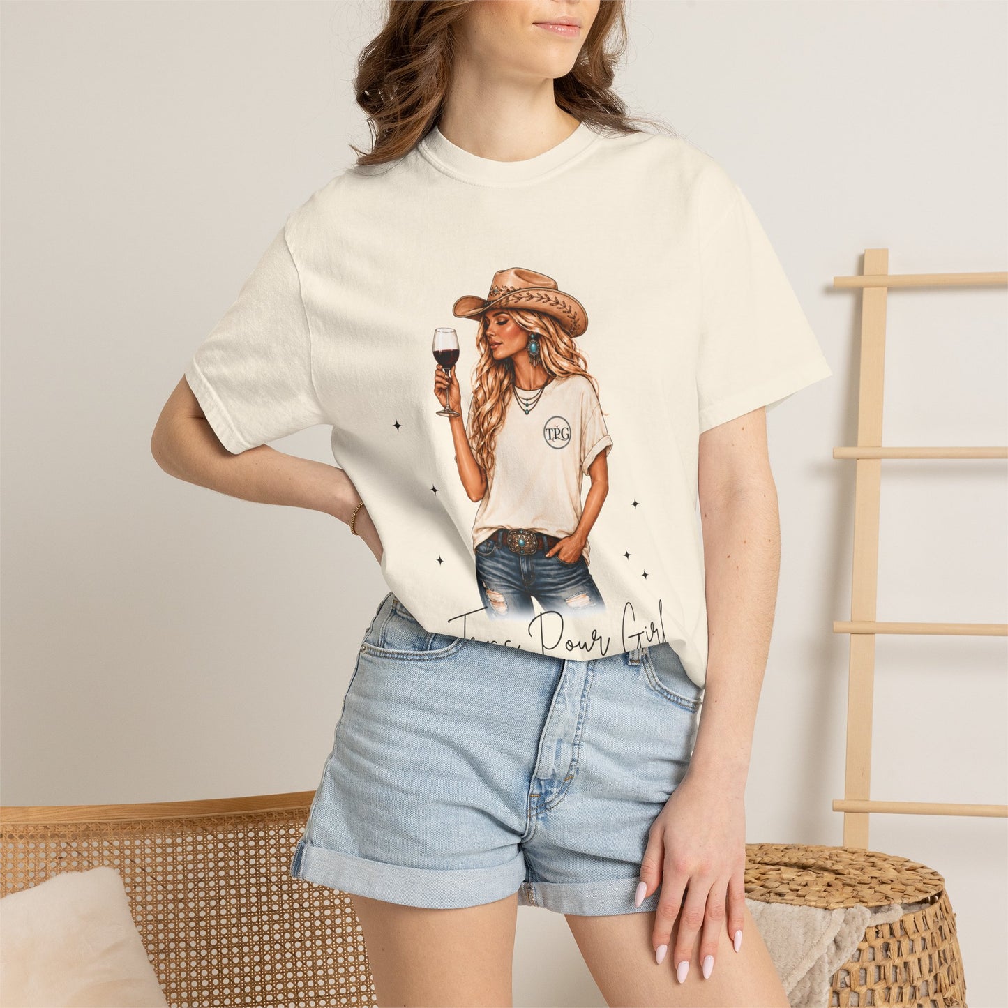The Blonde | Texas Pour Girl Everyday Girls Tee | Western Wine Shirt Women