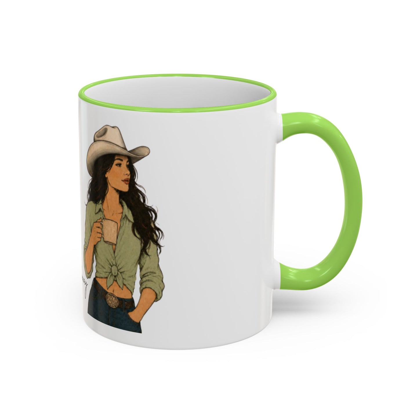 Cowgirl Coffee Mug | Shhh: This might be Chardonnay | Accent Mug