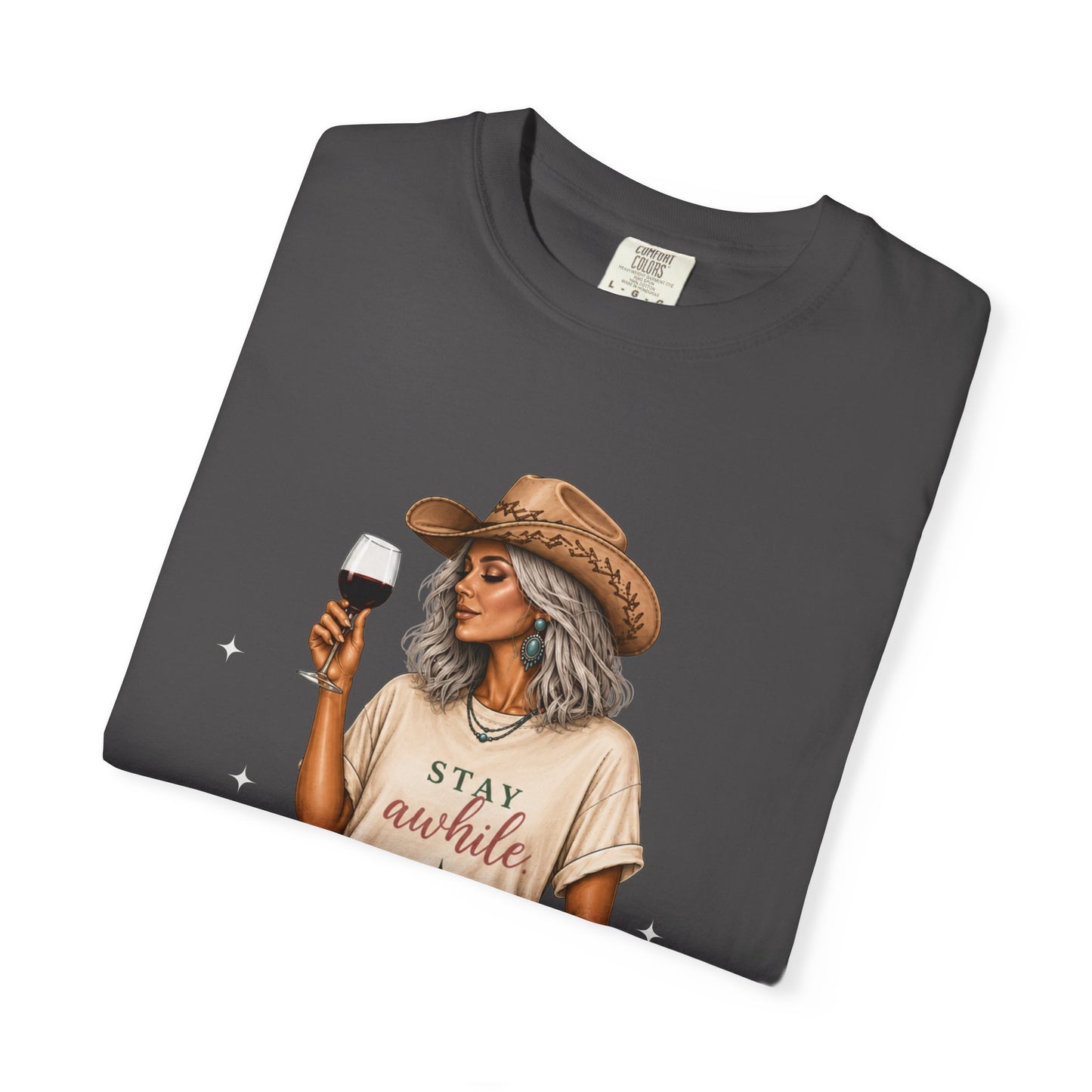 The Silver | Texas Pour Girl Everyday Girls Tee | Western Wine Shirt Women