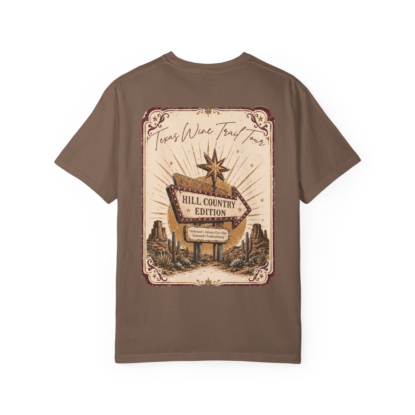 Texas Wine Trail Tour Shirt | Hill Country Bachelorette Tee | Western Wine Tour Group Shirt