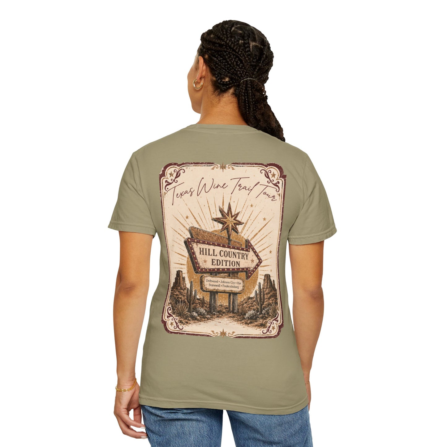 Texas Wine Trail Tour Shirt | Hill Country Bachelorette Tee | Western Wine Tour Group Shirt