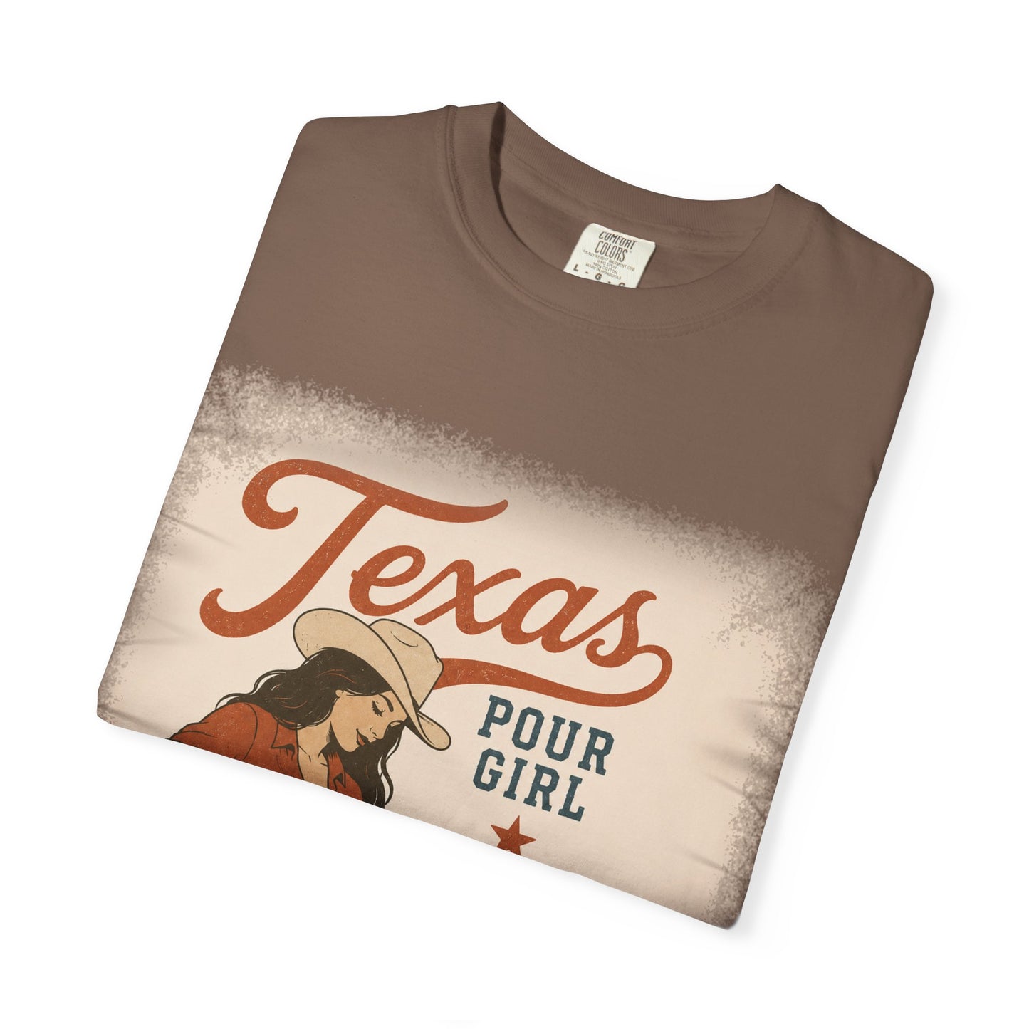 Texas Pour Girl T-Shirt — Retro Cowgirl Graphic Tee