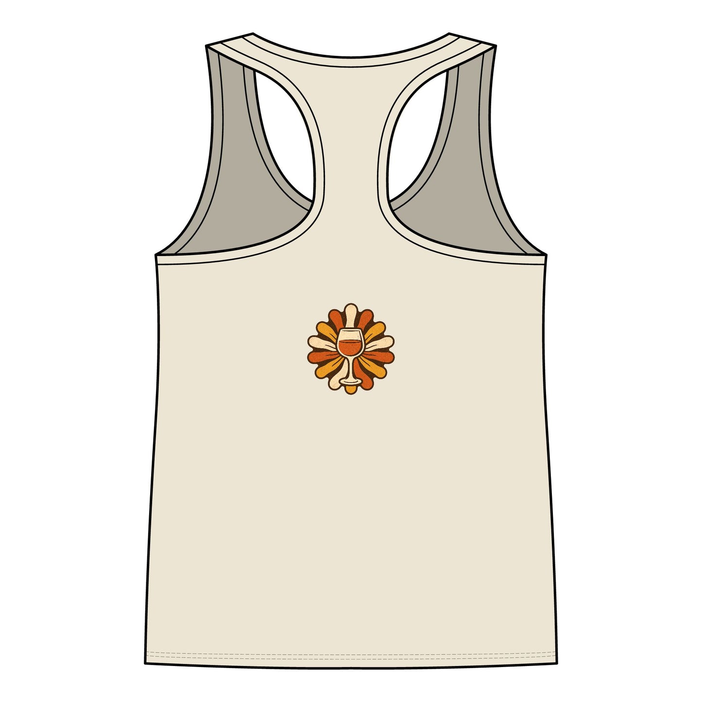 Sip Savor Repeat Racerback Tank — Retro Wine Lover Tank Top