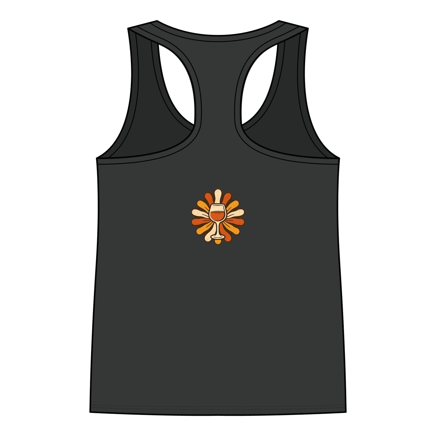 Sip Savor Repeat Racerback Tank — Retro Wine Lover Tank Top
