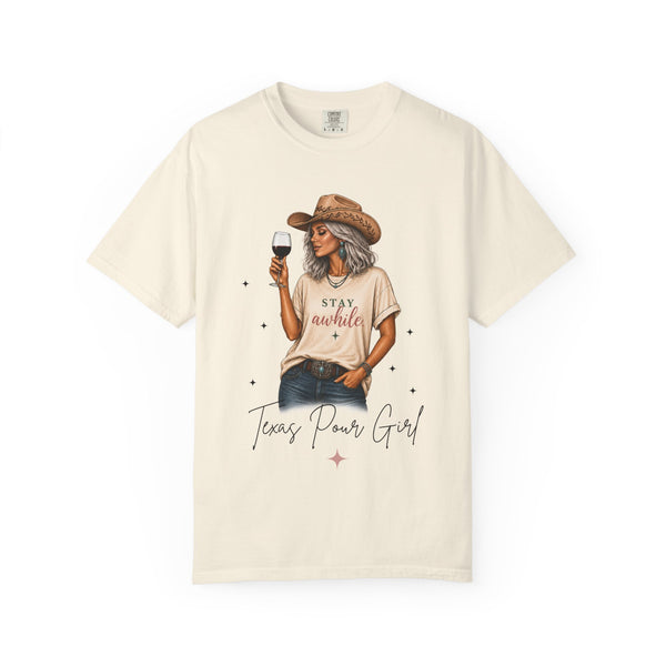 The Silver | Texas Pour Girl Everyday Girls Tee | Western Wine Shirt Women