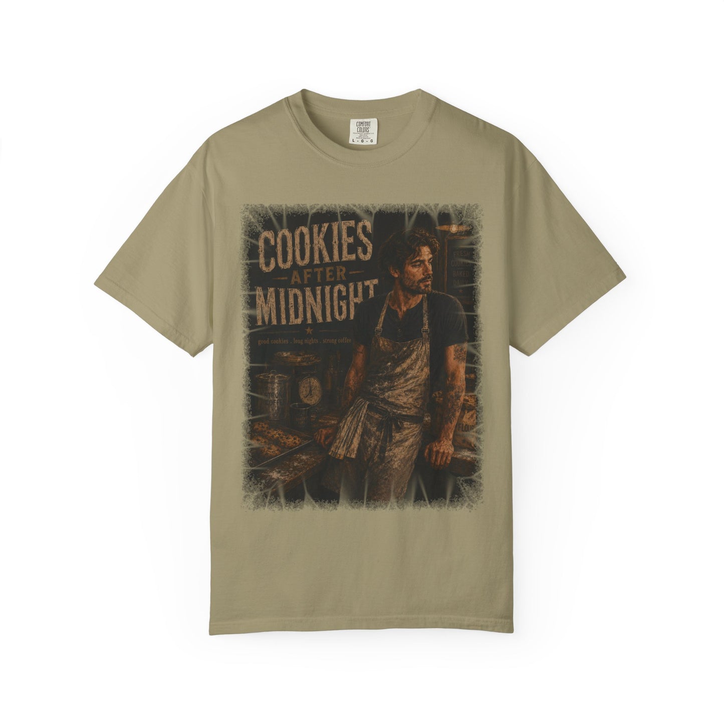 Cookies After Midnight T-Shirt — Vintage Baker Graphic Tee