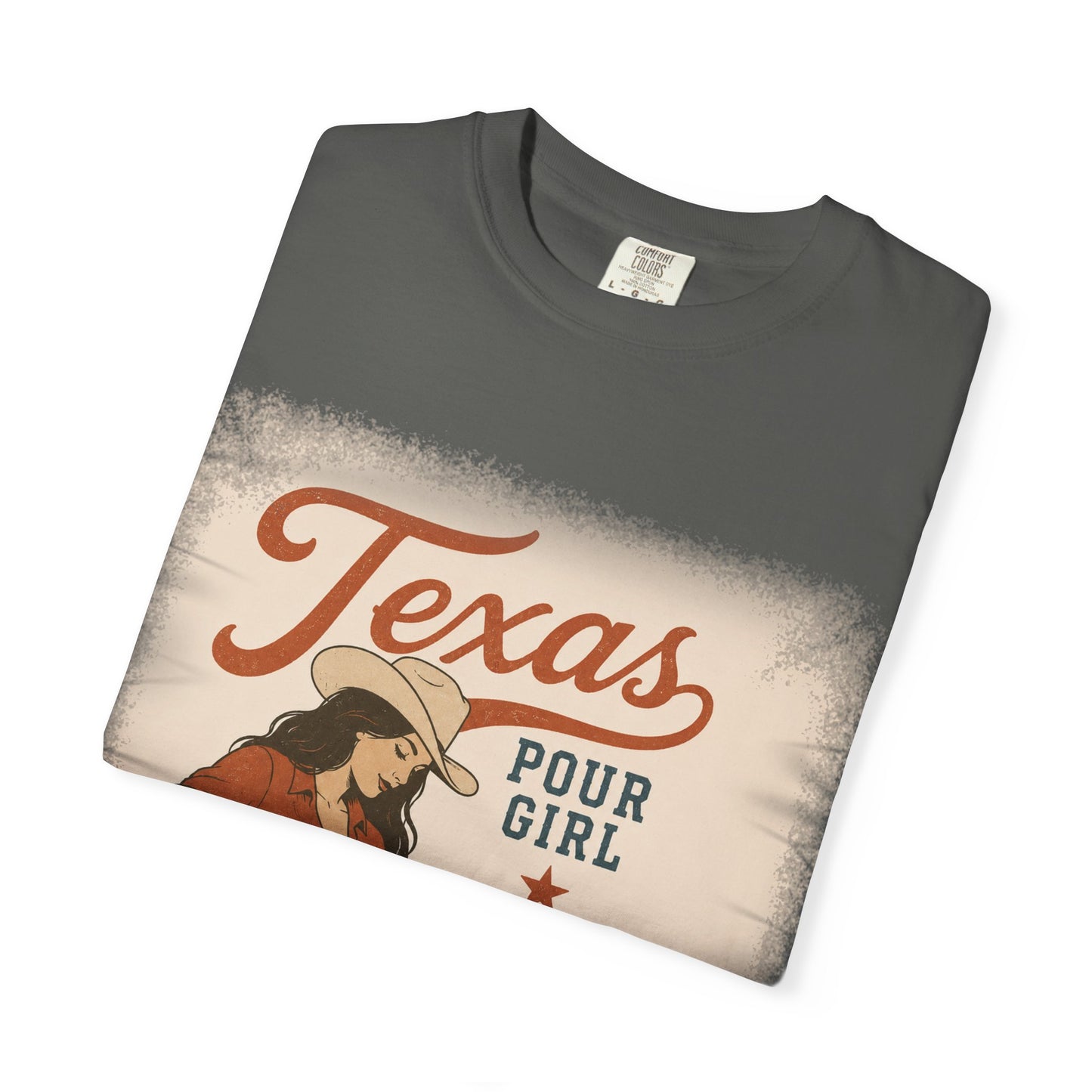 Texas Pour Girl T-Shirt — Retro Cowgirl Graphic Tee
