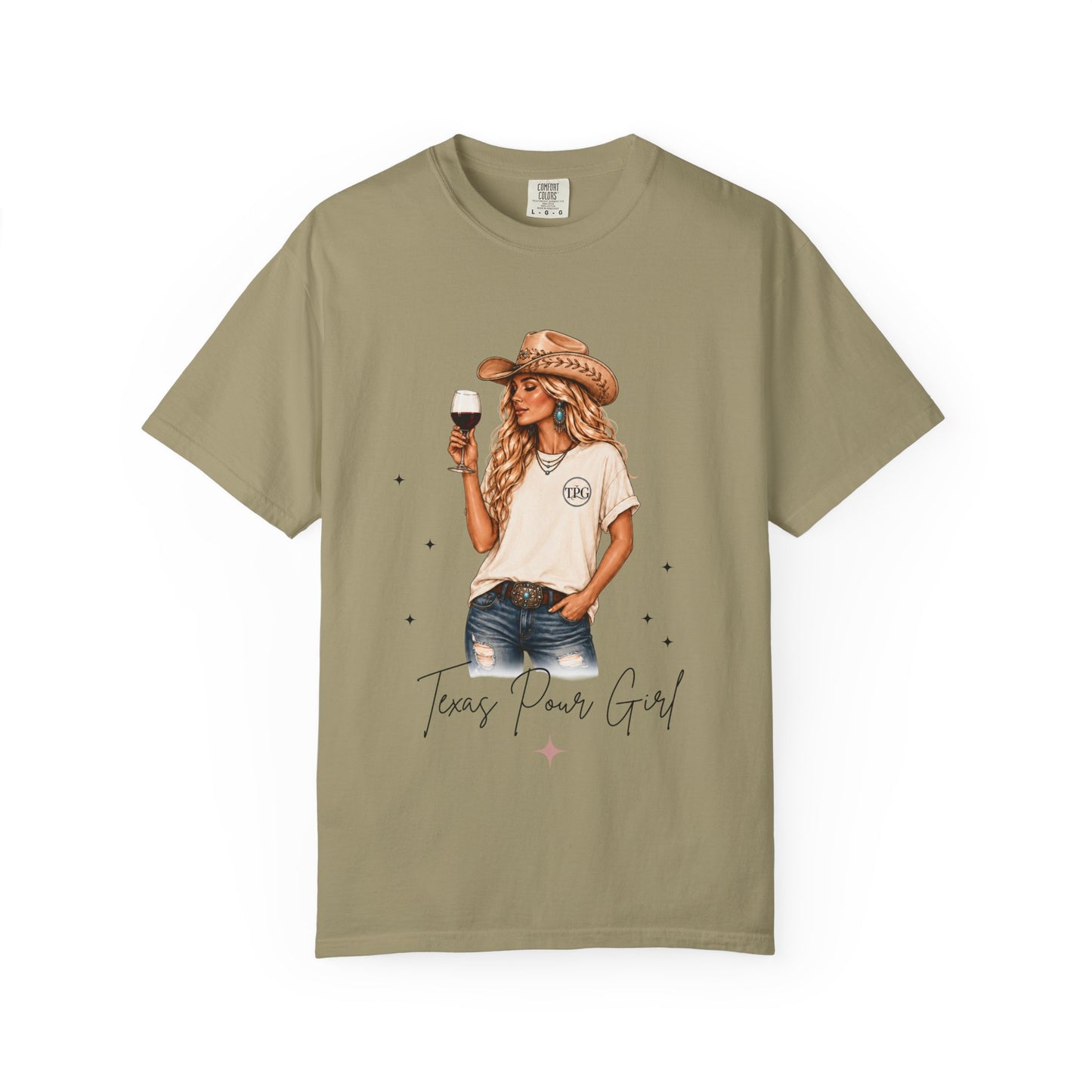 The Blonde | Texas Pour Girl Everyday Girls Tee | Western Wine Shirt Women