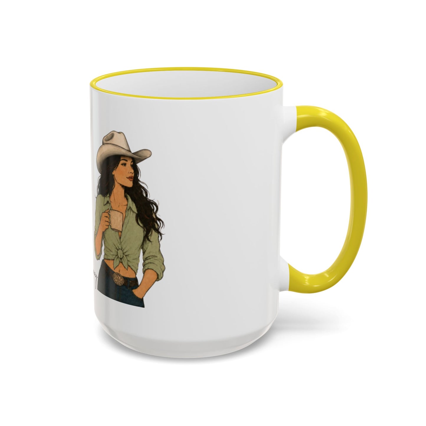 Cowgirl Coffee Mug | Shhh: This might be Chardonnay | Accent Mug