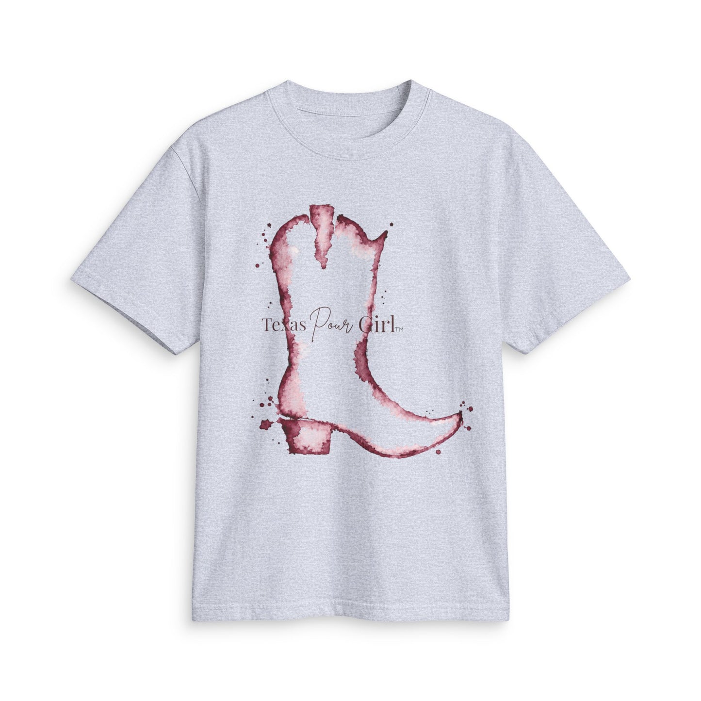Wine Stain Boot Western T-Shirt — Rustic Cowgirl Graphic Tee