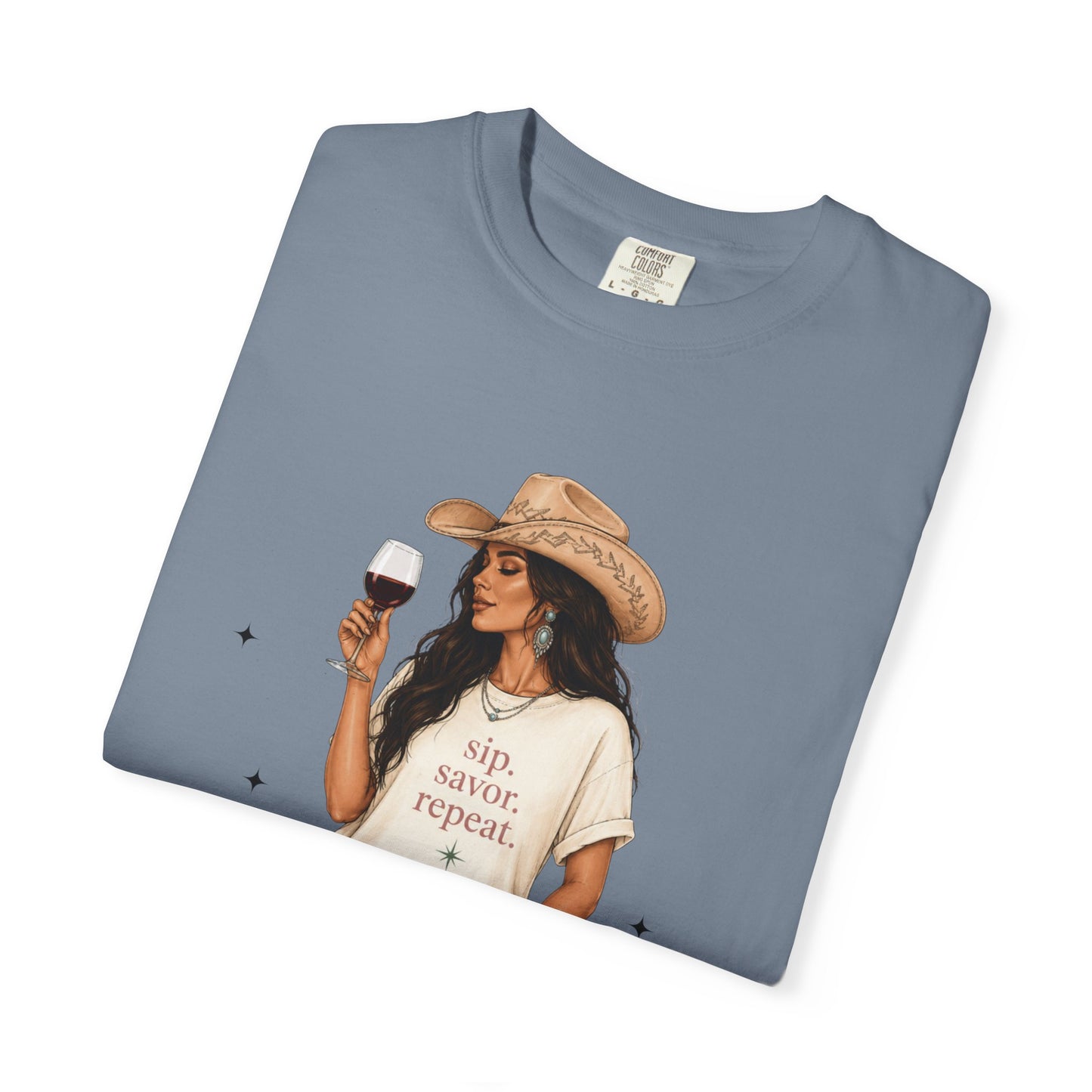 The Brunette | Texas Pour Girl Everyday Girls Tee | Western Wine Shirt Women