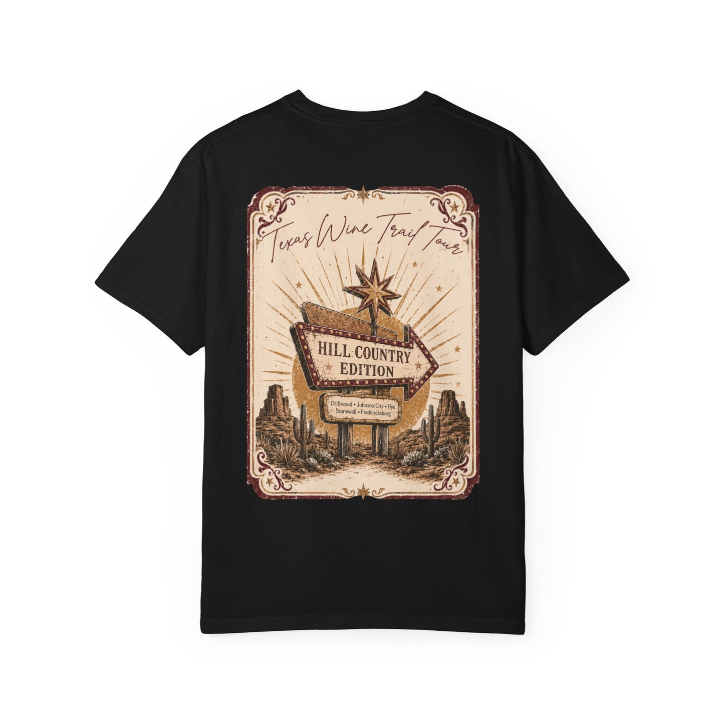 Texas Wine Trail Tour Shirt | Hill Country Bachelorette Tee | Western Wine Tour Group Shirt
