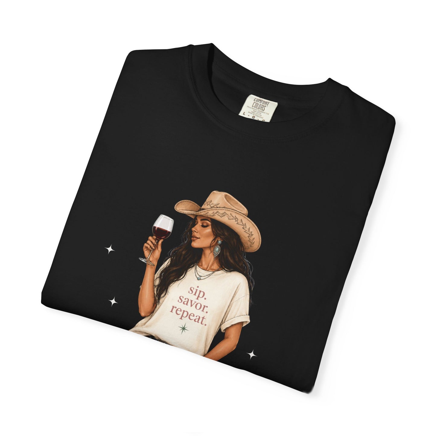 The Brunette | Texas Pour Girl Everyday Girls Tee | Western Wine Shirt Women