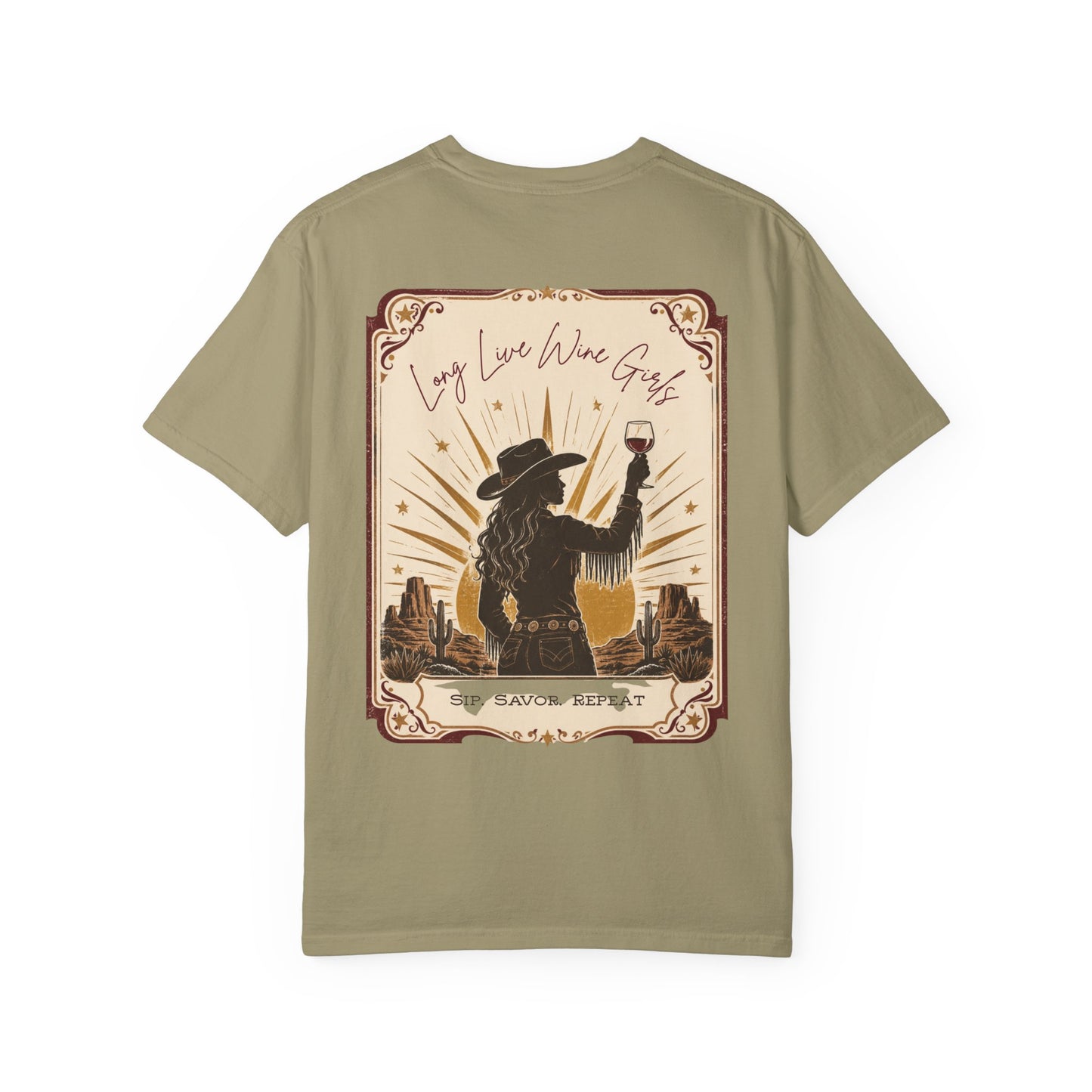 Long Live Wine Girls Shirt | Western Bachelorette Tee | Texas Cowgirl Wine Shirt