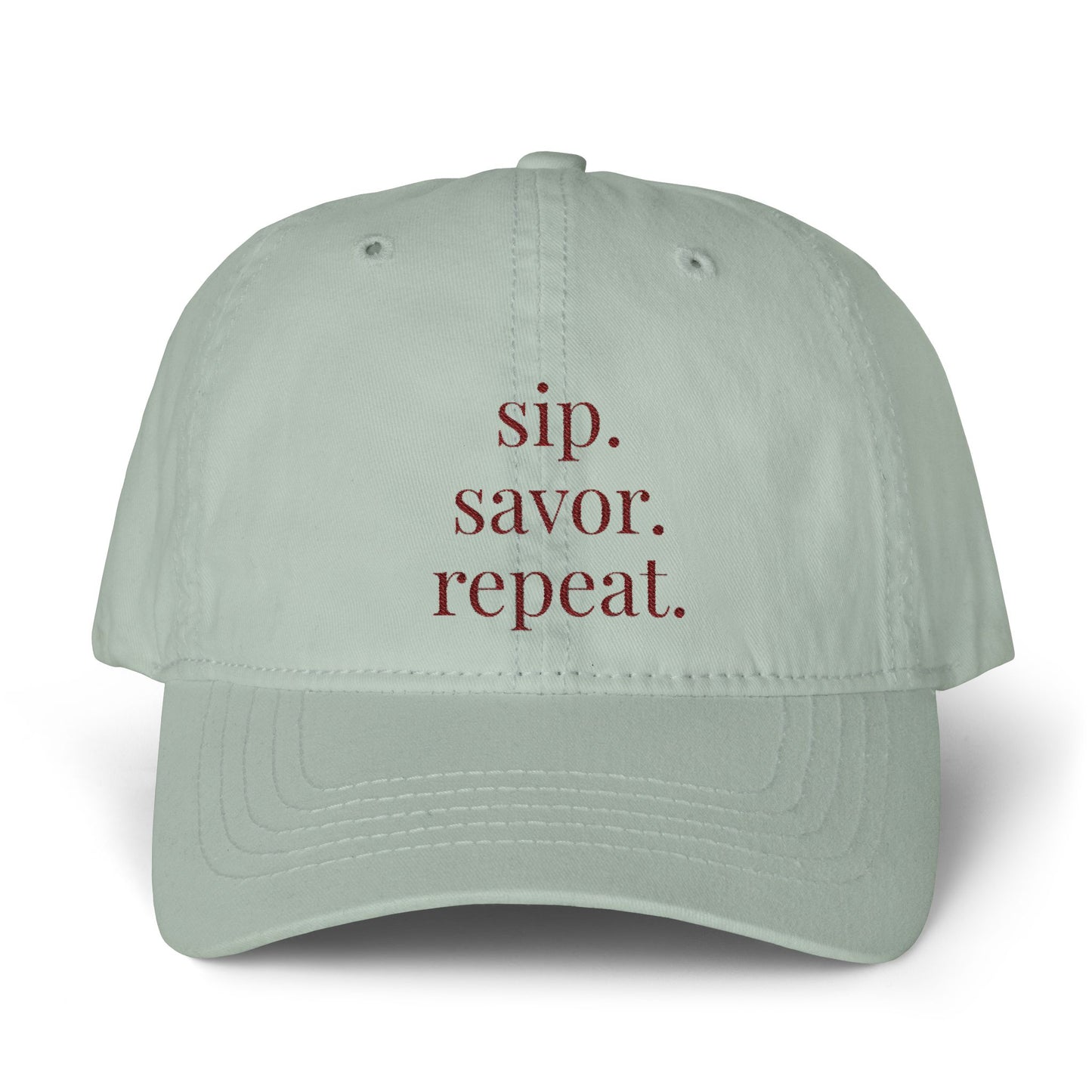 Women's Pigment-Dyed Cap with Fashion Undervisor (Embroidery)
