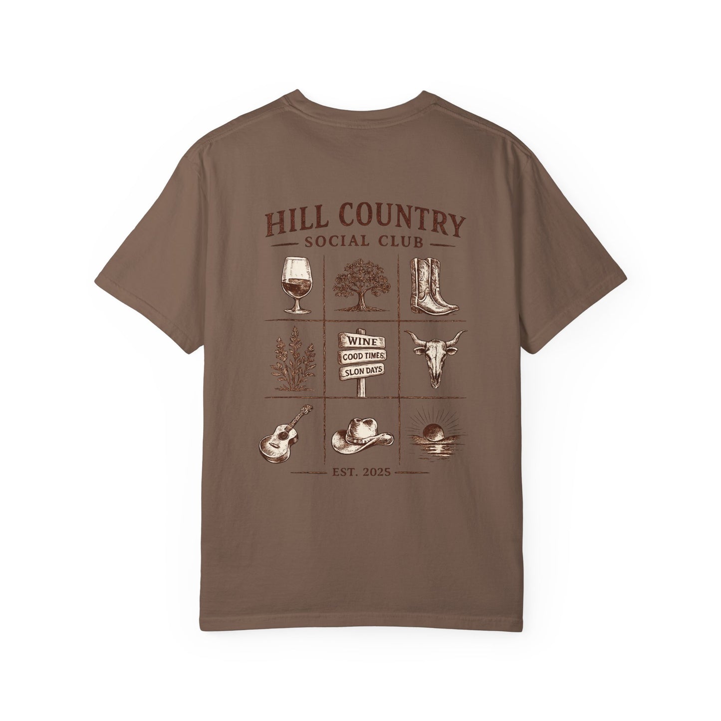 Hill Country Social Club Tee | Vintage Texas Ranch Graphic T-Shirt