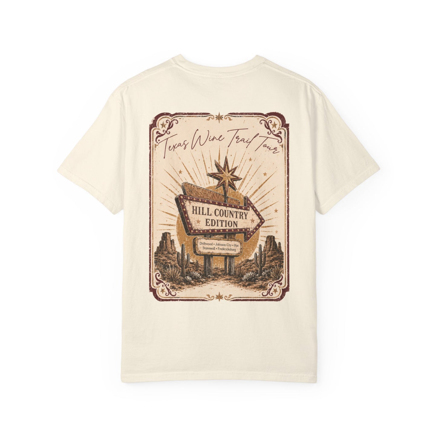 Texas Wine Trail Tour Shirt | Hill Country Bachelorette Tee | Western Wine Tour Group Shirt