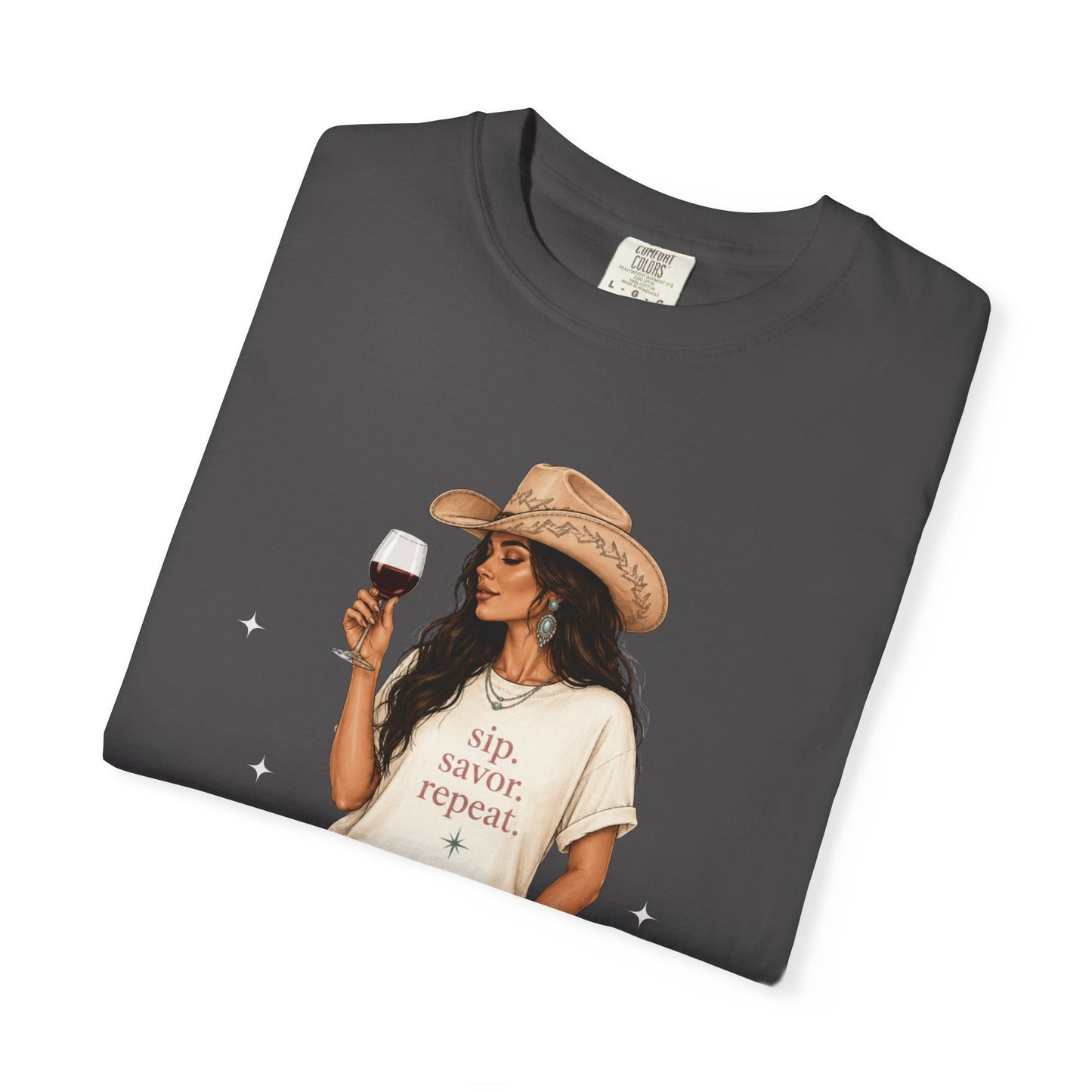 The Midnight Belle | Texas Pour Girl Everyday Girls Tee | Western Wine Shirt Women
