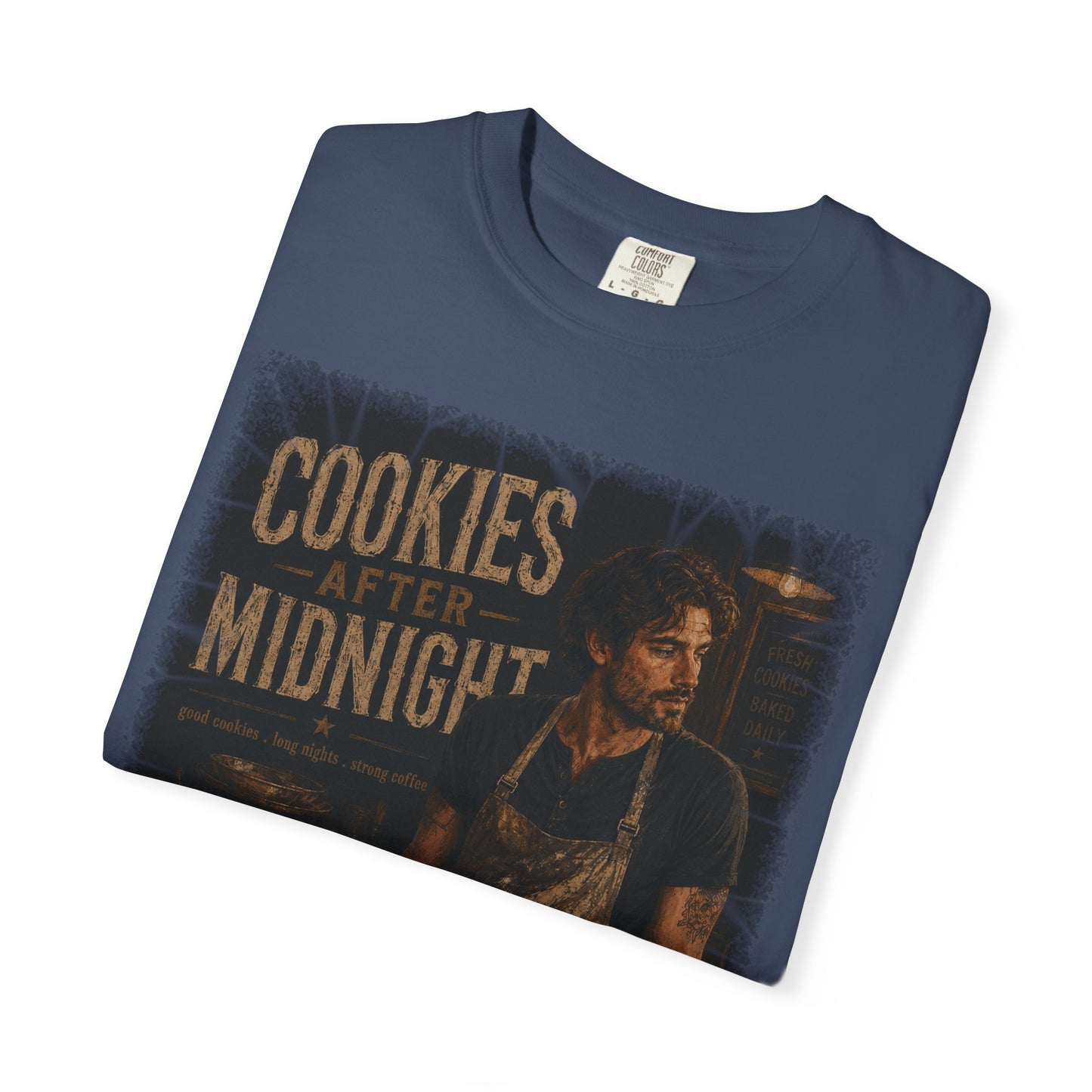 Cookies After Midnight T-Shirt — Vintage Baker Graphic Tee