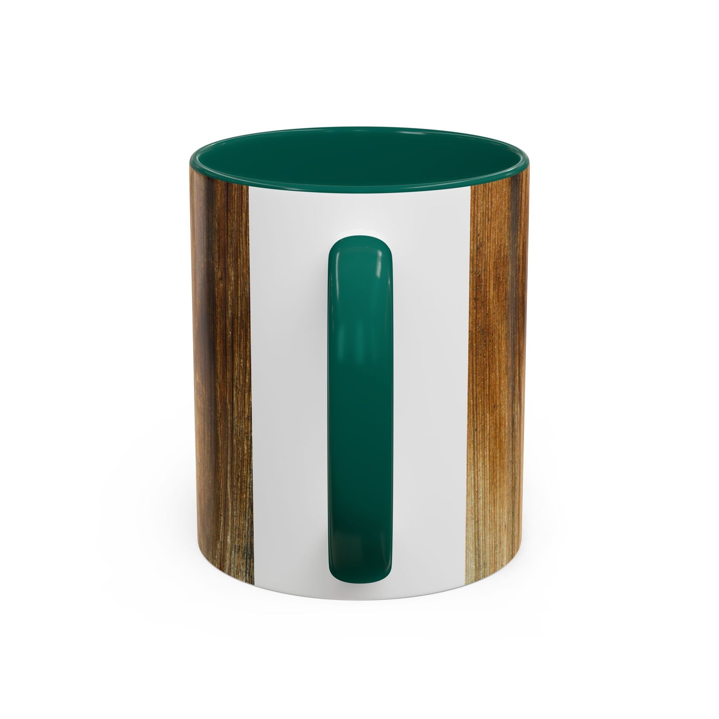 Rustic Wood Grain Coffee Mug — Cozy Cabin 11oz & 15oz (Room for Cream)