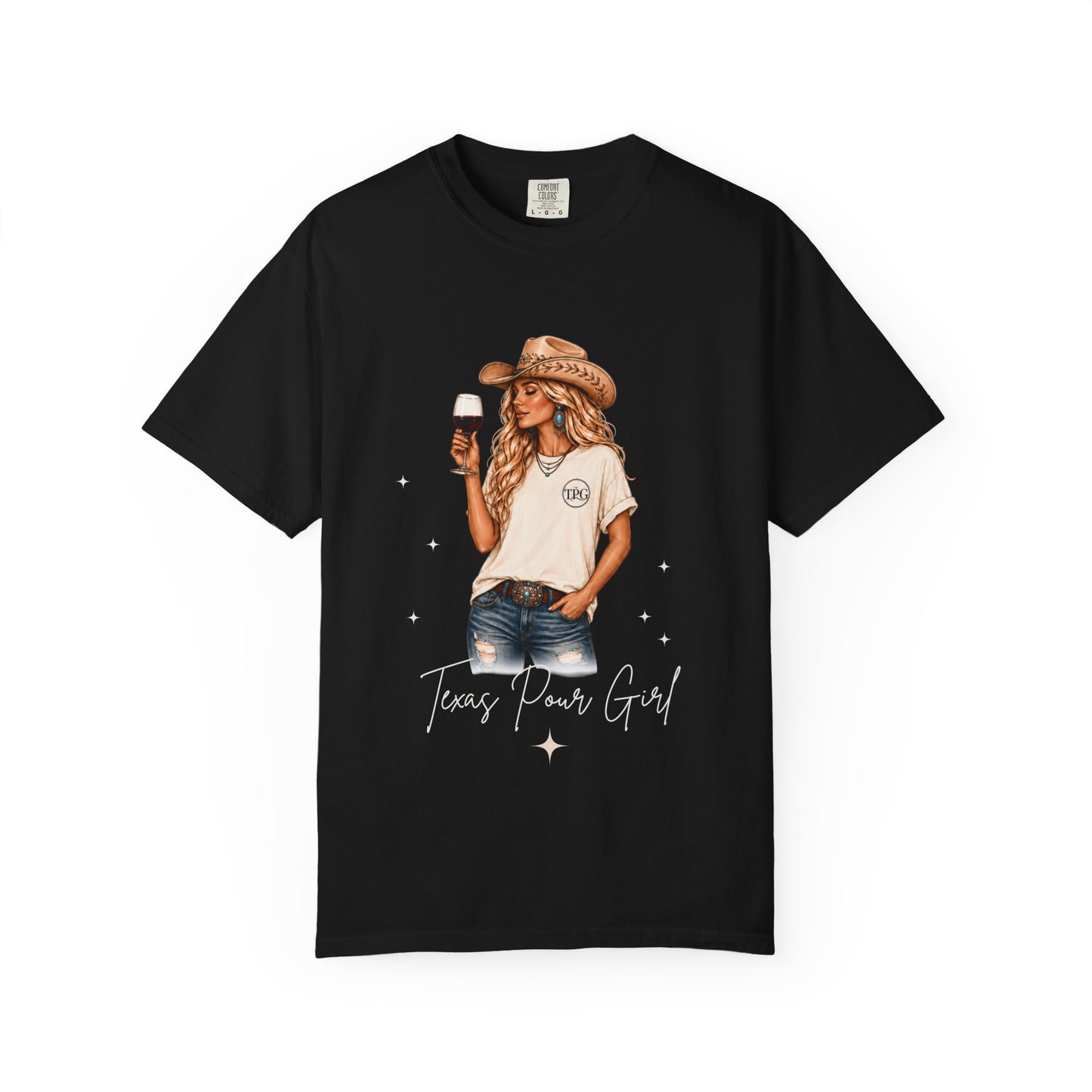 The Blonde | Texas Pour Girl Everyday Girls Tee | Western Wine Shirt Women
