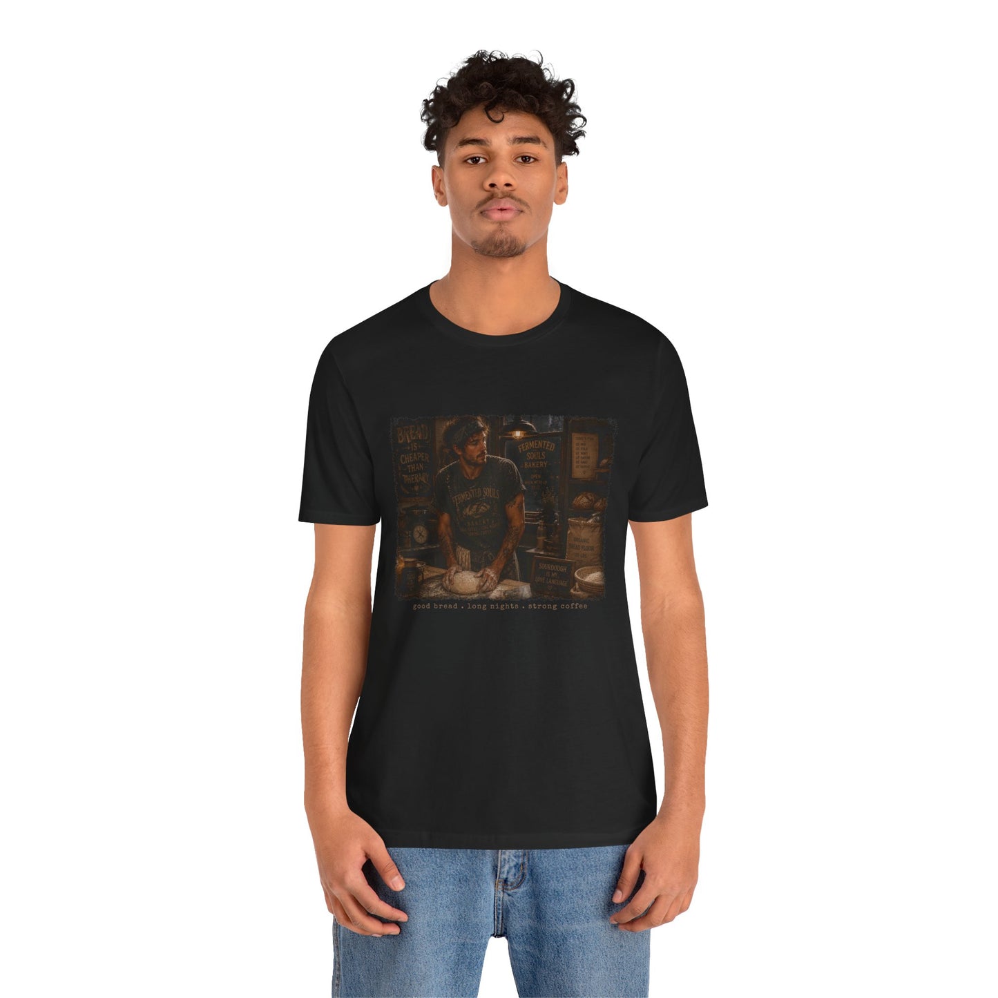 Good Bread, Long Nights, Strong Coffee — The Baker's Creed Tee