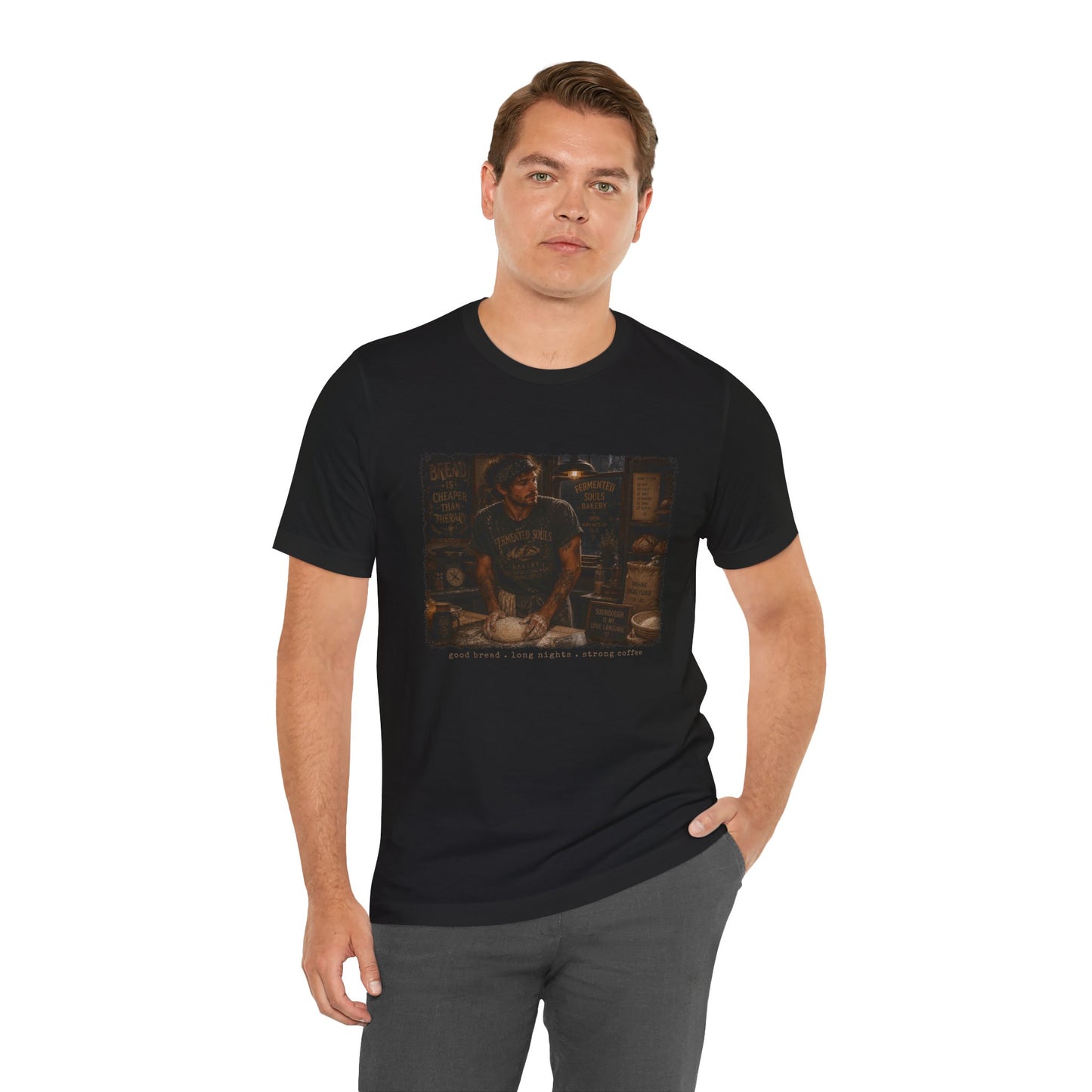 Good Bread, Long Nights, Strong Coffee — The Baker's Creed Tee