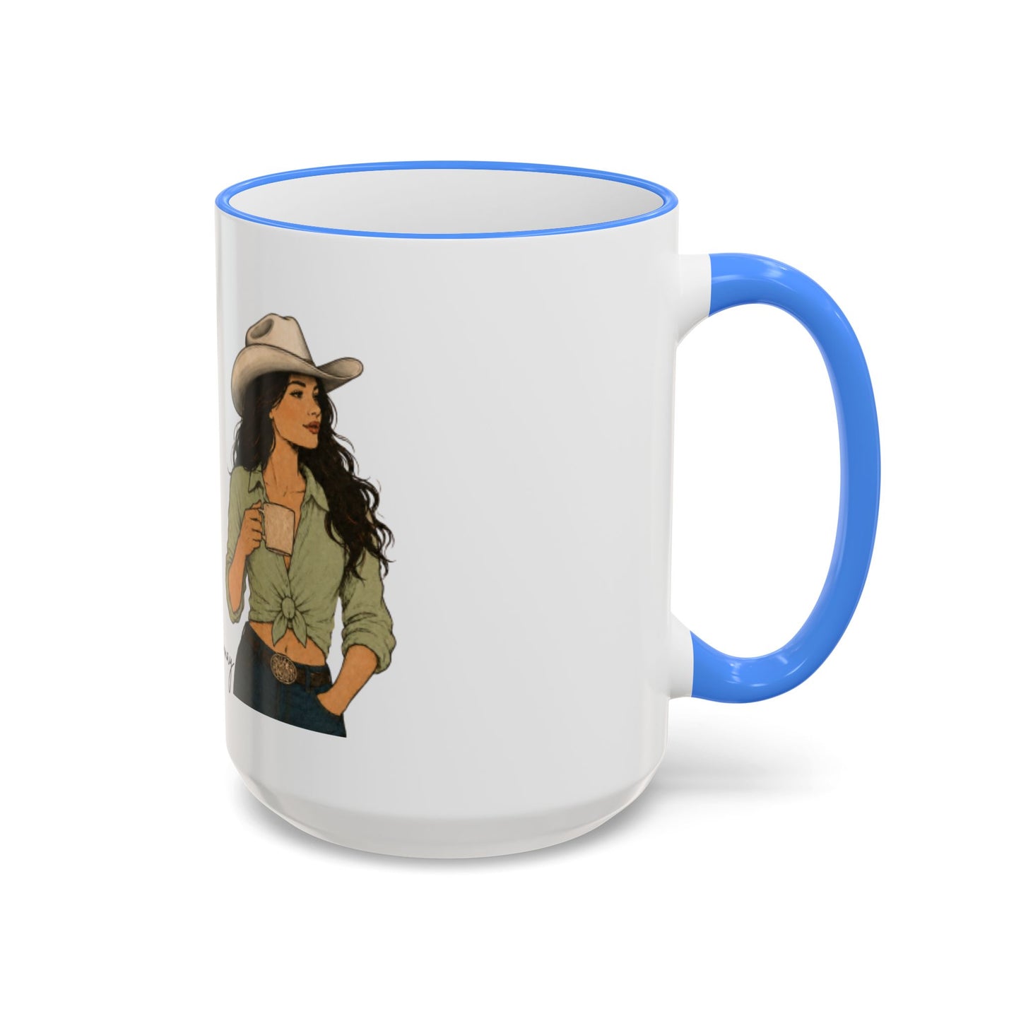 Cowgirl Coffee Mug | Shhh: This might be Chardonnay | Accent Mug