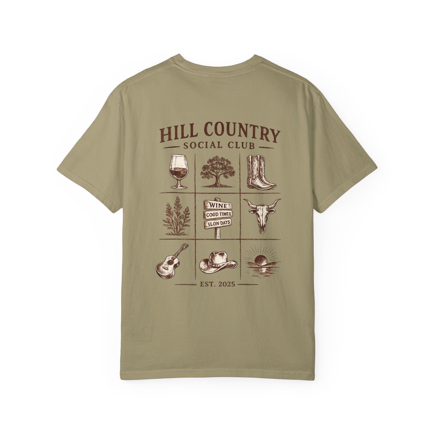 Hill Country Social Club Tee | Vintage Texas Ranch Graphic T-Shirt